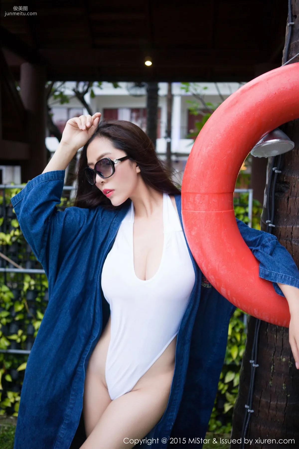 Chen Xin Phuket Travel Shoot High-Cut Bikini + Fresh Hot Pants Series [MiStar] Vol.043 Photo Set photo 22