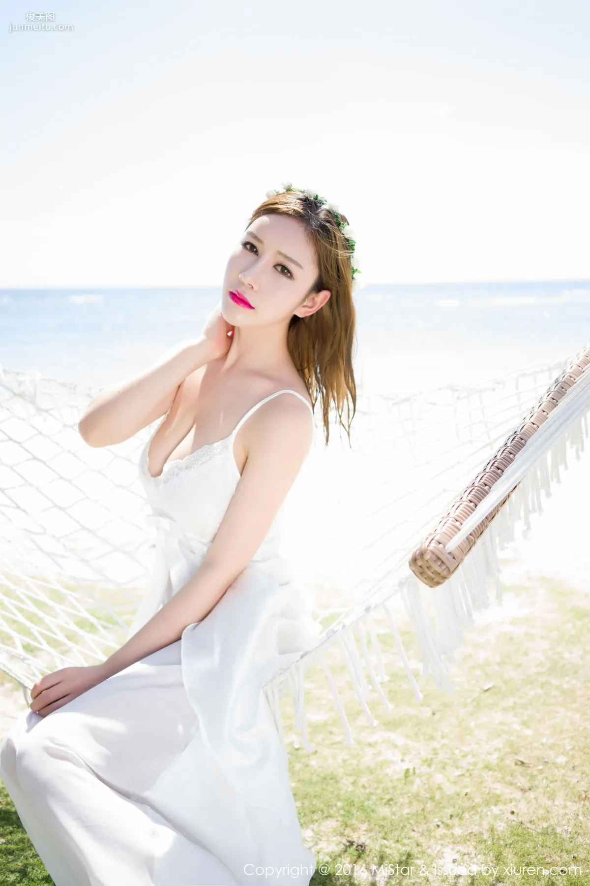 于姬Una《海滩长裙+死库水》 [魅妍社MiStar] Vol.056 写真集2