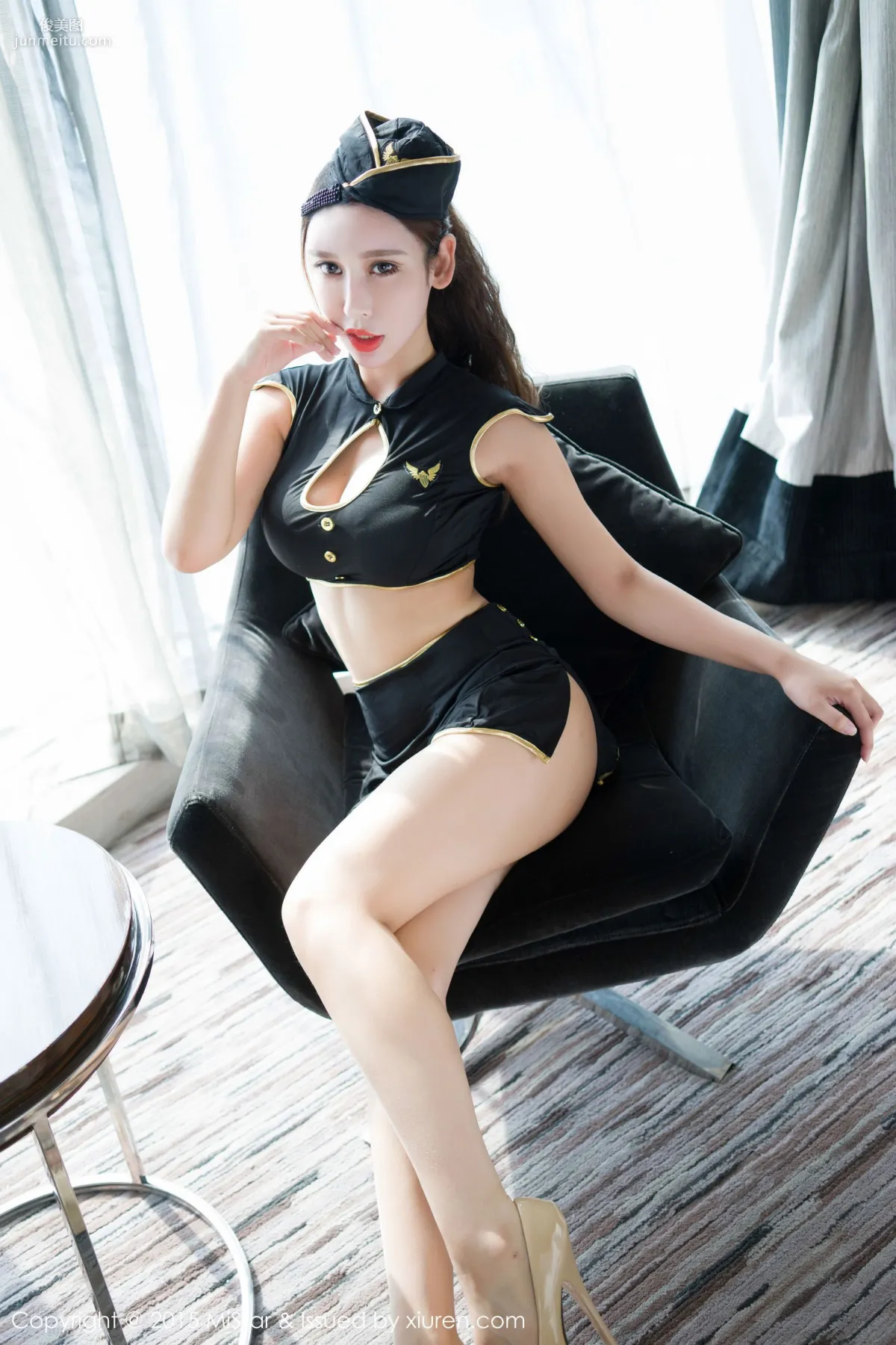 Yang Nuoyi Uniform + Sexy Lingerie [MiStar] Vol.053 Photo Set photo 2