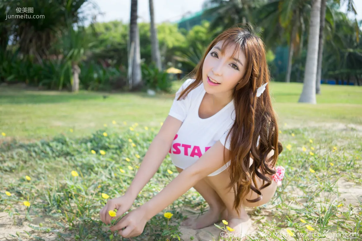 Huang Xinyuan, Lace Swimsuit + High Cut + Milk White Breasts [MiStar] Vol.023 Photo Set photo 53