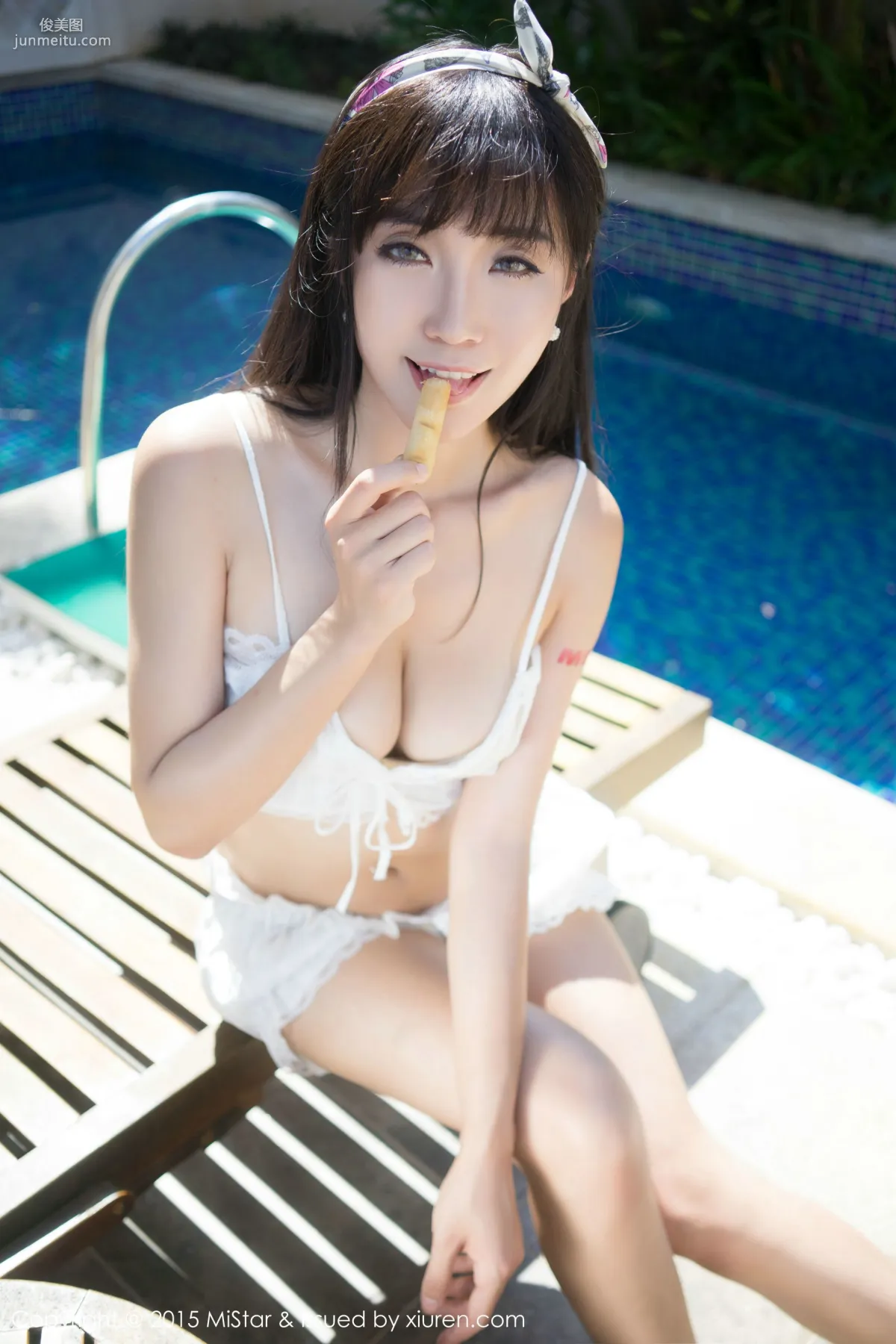Ashely Lili "Sanya Travel Shoot" Sexy Maid + Beach Series [MiStar] Vol.018 Photo Set photo 29