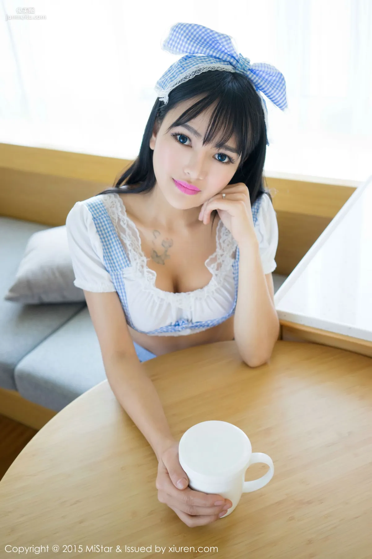 Cen Yuqiao Newcomer Young Model, 3 Outfits [MiStar] Vol.020 Photo Set photo 12