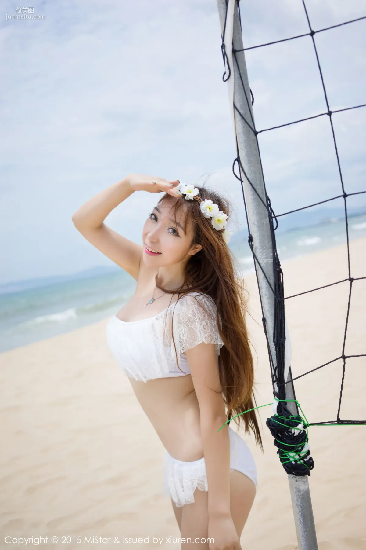 Huang Xinyuan, Lace Swimsuit + High Cut + Milk White Breasts [MiStar] Vol.023 Photo Set photo 18