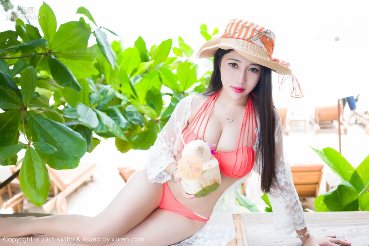 Chen Jiajia Tiffany, Phuket Travel Shoot, Black Stockings + Lace + Bikini [MiStar] Vol.036 Photo Set photo 25