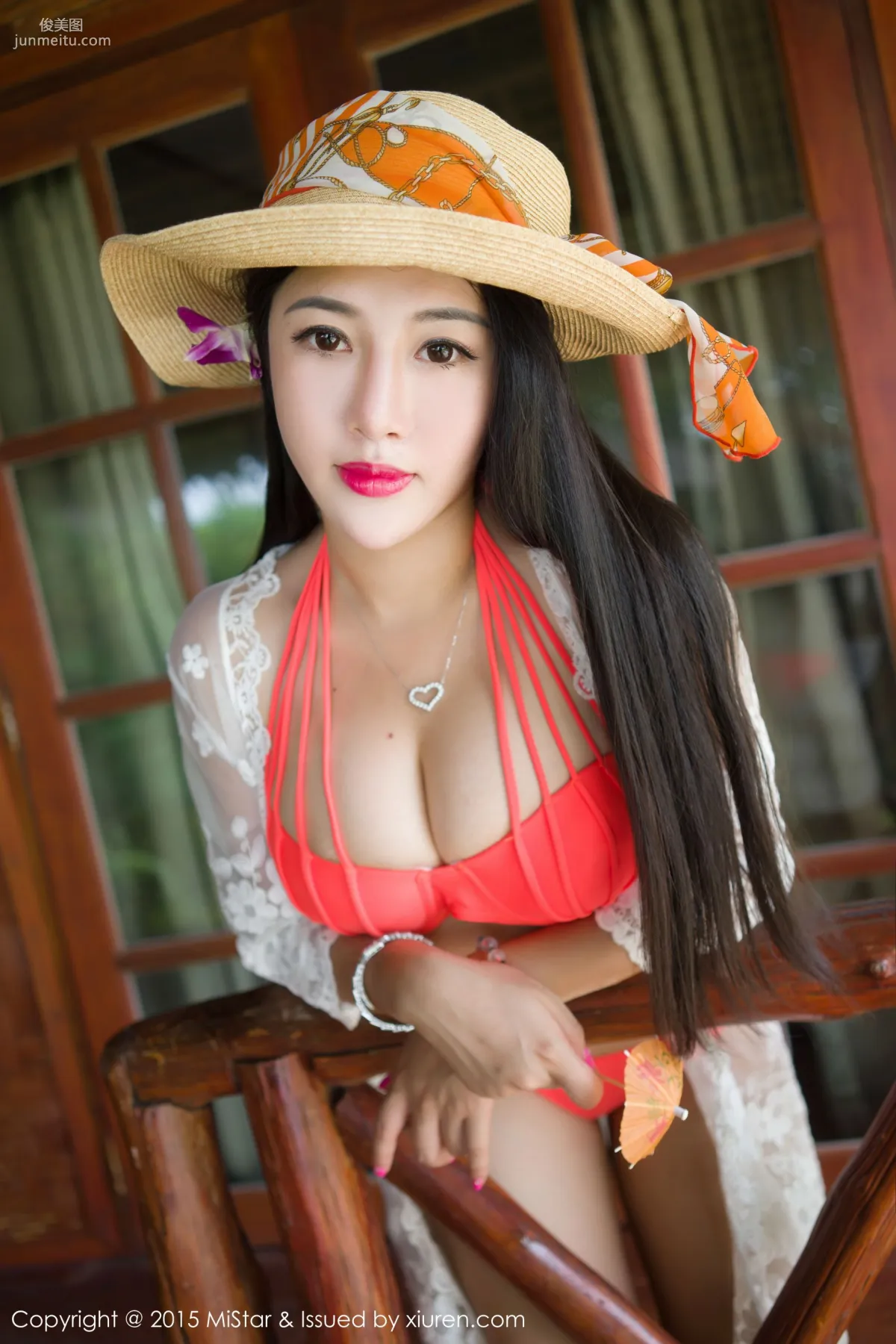 Chen Jiajia Tiffany, Phuket Travel Shoot, Black Stockings + Lace + Bikini [MiStar] Vol.036 Photo Set photo 44