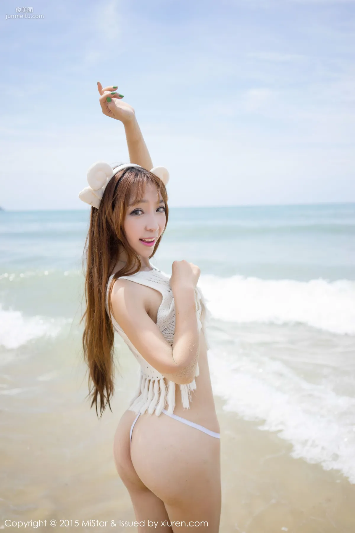 Huang Xinyuan 'Sanya Travel Shoot' Lace Bikini + Beach Series [MiStar] Vol.015 Photo Set photo 57