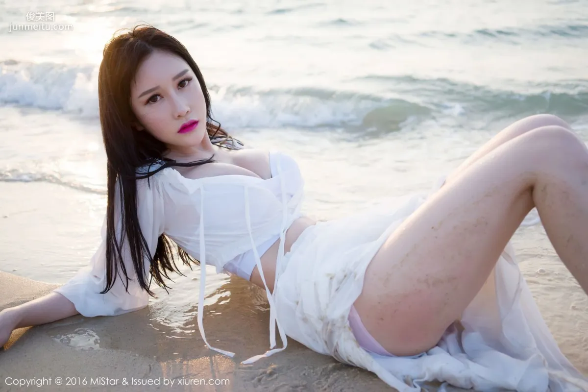 Yu Ji Una, Langkawi Travel Shoot, Beach Long Dress + Swimsuit [MiStar] Vol.106 Photo Set photo 10