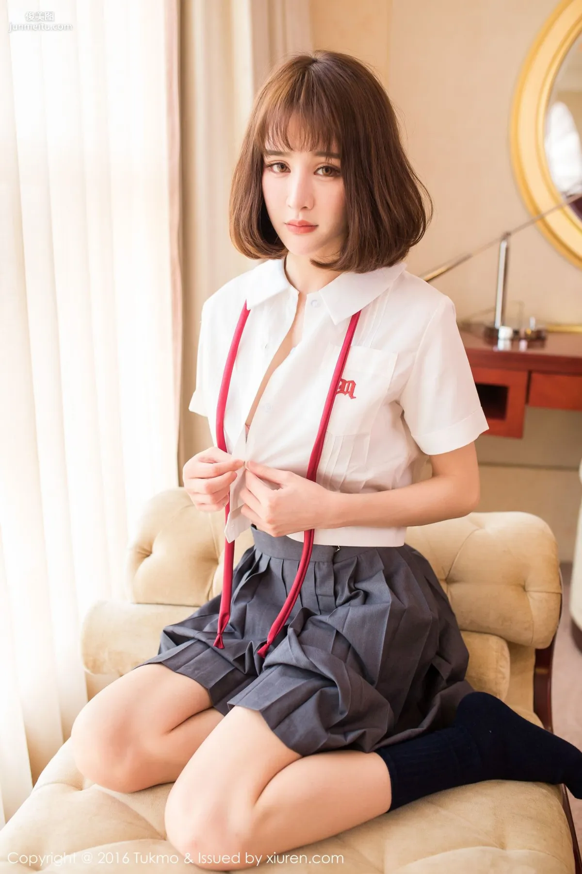 Cheryl Qingshu, Student Uniform Series [Tukmo] Vol.093 Photo Set photo 4