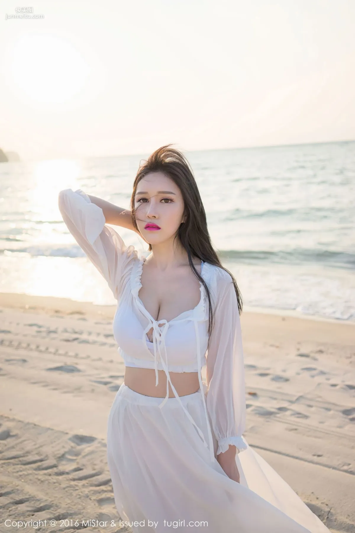 Yu Ji Una, Langkawi Travel Shoot, Beach Long Dress + Swimsuit [MiStar] Vol.106 Photo Set photo 3