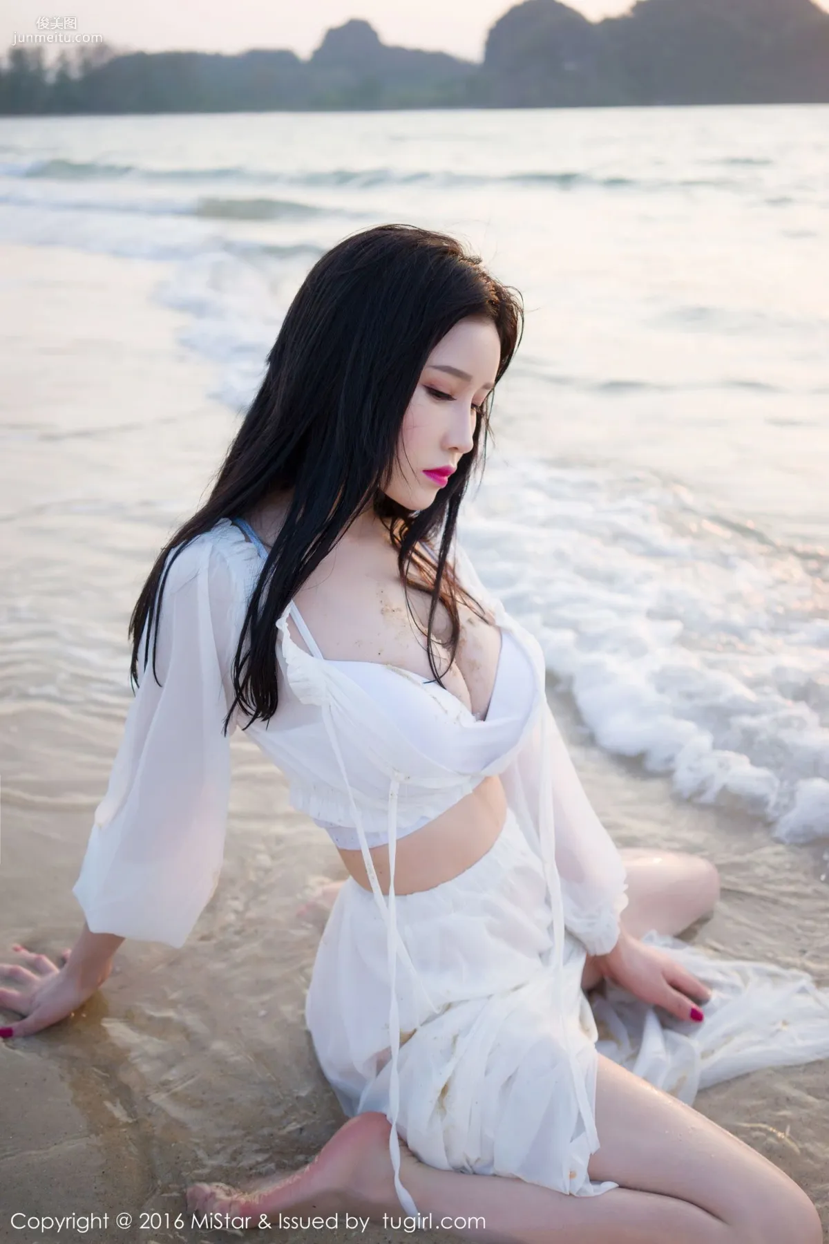 Yu Ji Una, Langkawi Travel Shoot, Beach Long Dress + Swimsuit [MiStar] Vol.106 Photo Set photo 18