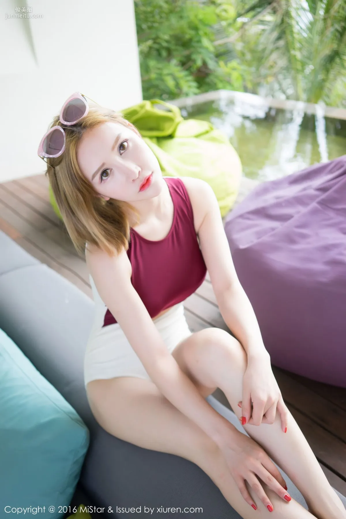 于姬Una《2套長裙+2套泳裝》 [魅妍社MiStar] Vol.117 寫真集 41