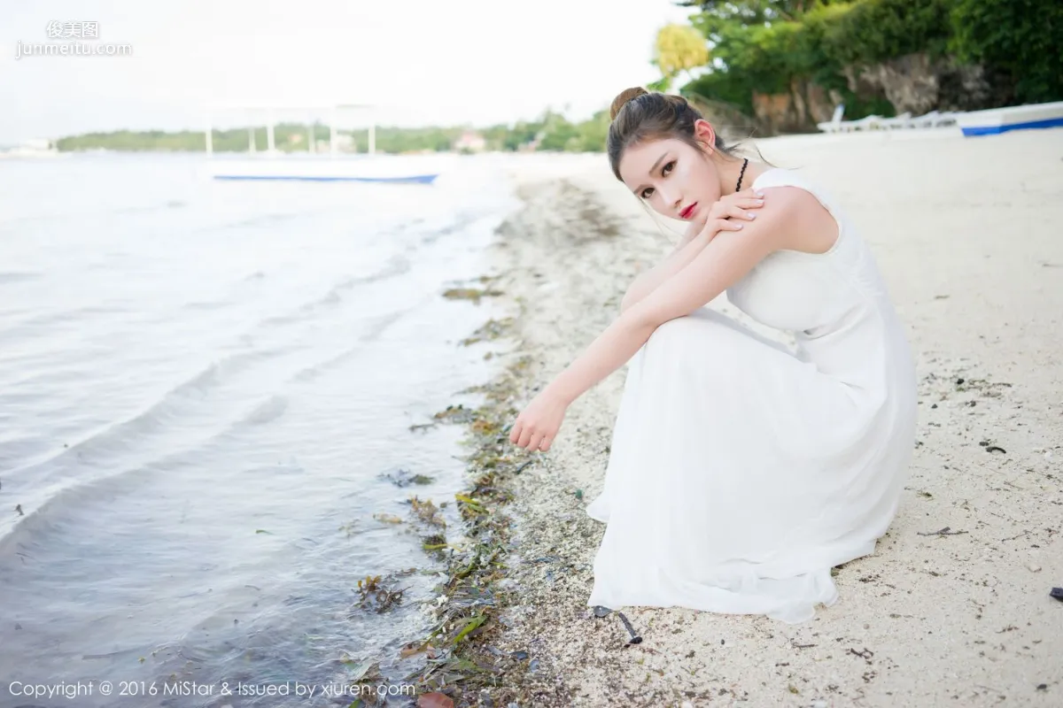 Yu Ji Bohol Travel Shoot Lingerie + Long Skirt + School Swimsuit [MiStar] Vol.066 Photo Set photo 37