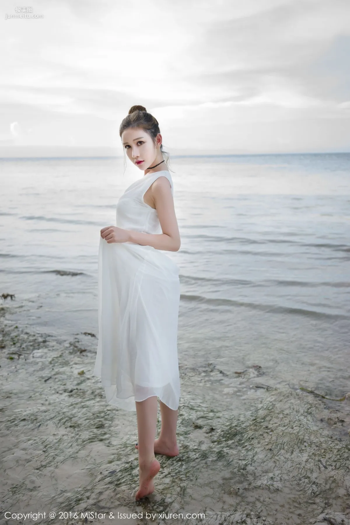 Yu Ji Bohol Travel Shoot Lingerie + Long Skirt + School Swimsuit [MiStar] Vol.066 Photo Set photo 35