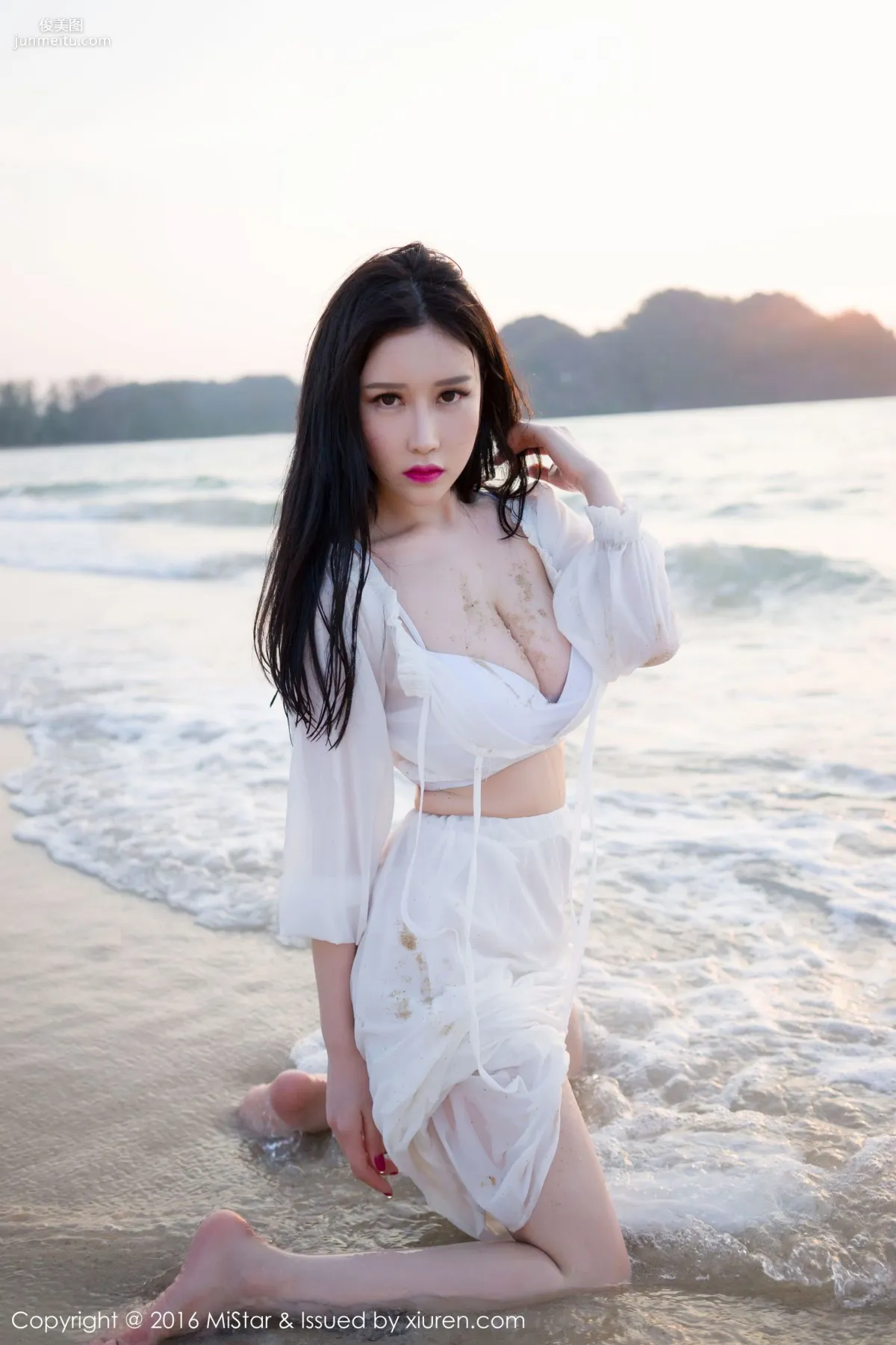 Yu Ji Una, Langkawi Travel Shoot, Beach Long Dress + Swimsuit [MiStar] Vol.106 Photo Set photo 17