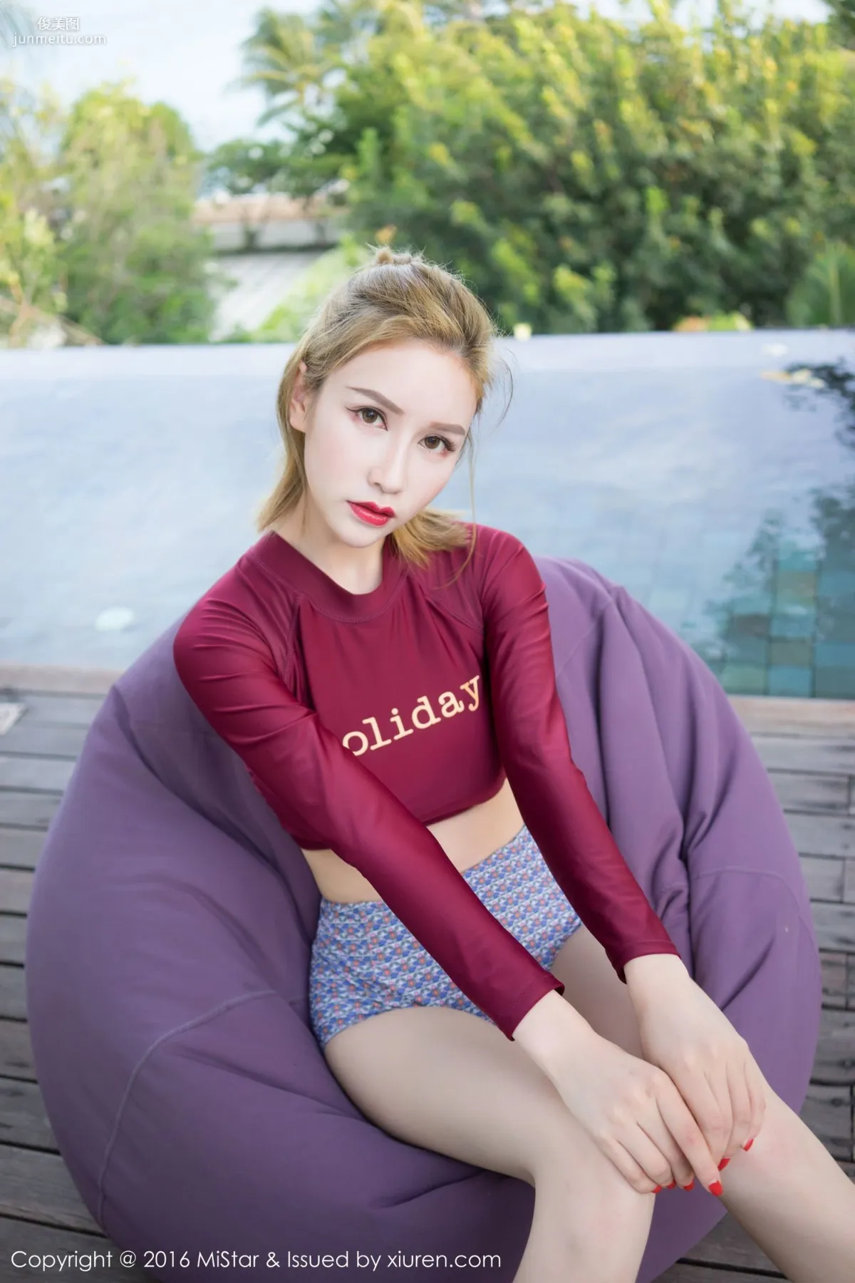 于姬Una《2套長裙+2套泳裝》 [魅妍社MiStar] Vol.117 寫真集 24