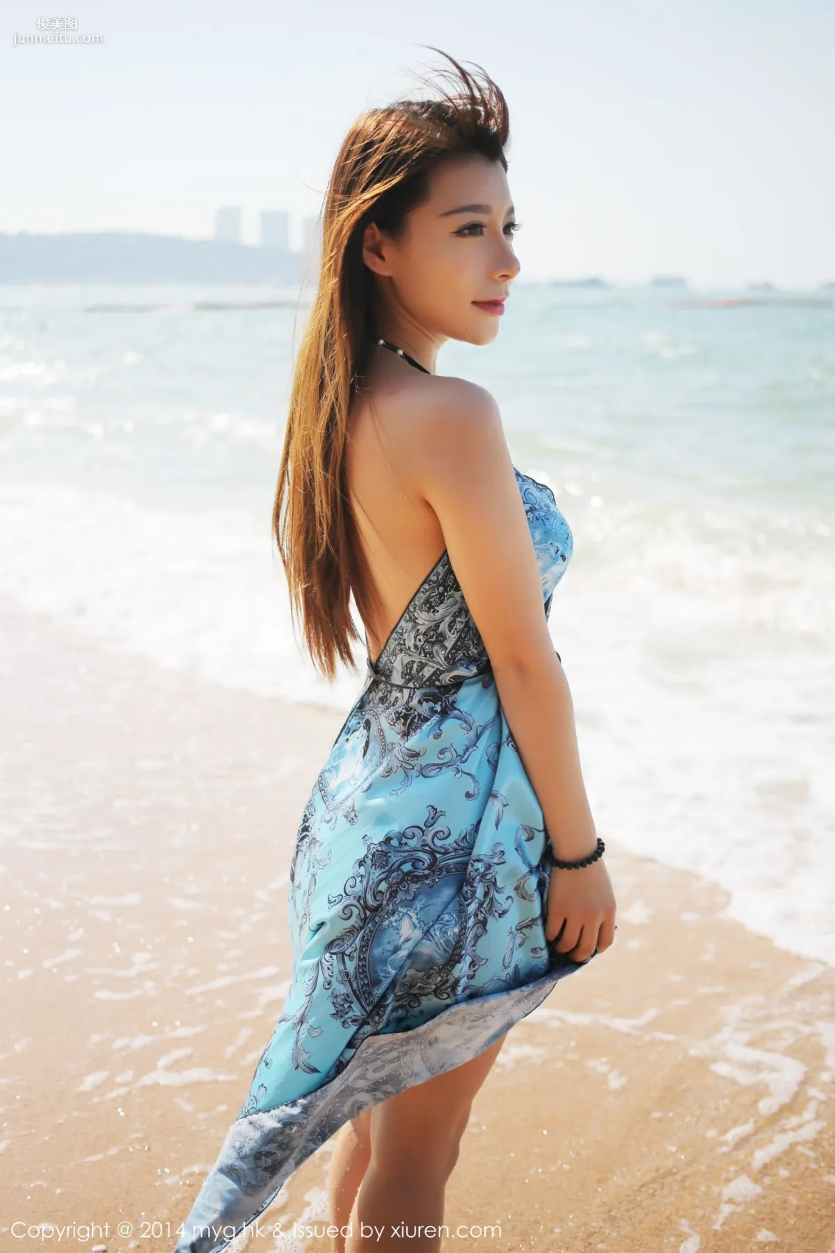 vetiver Jiabao Beier, Thailand Travel Shoot, Long Dress and Pajamas and Lingerie [MyGirl] Vol.087 Photo Set photo 6