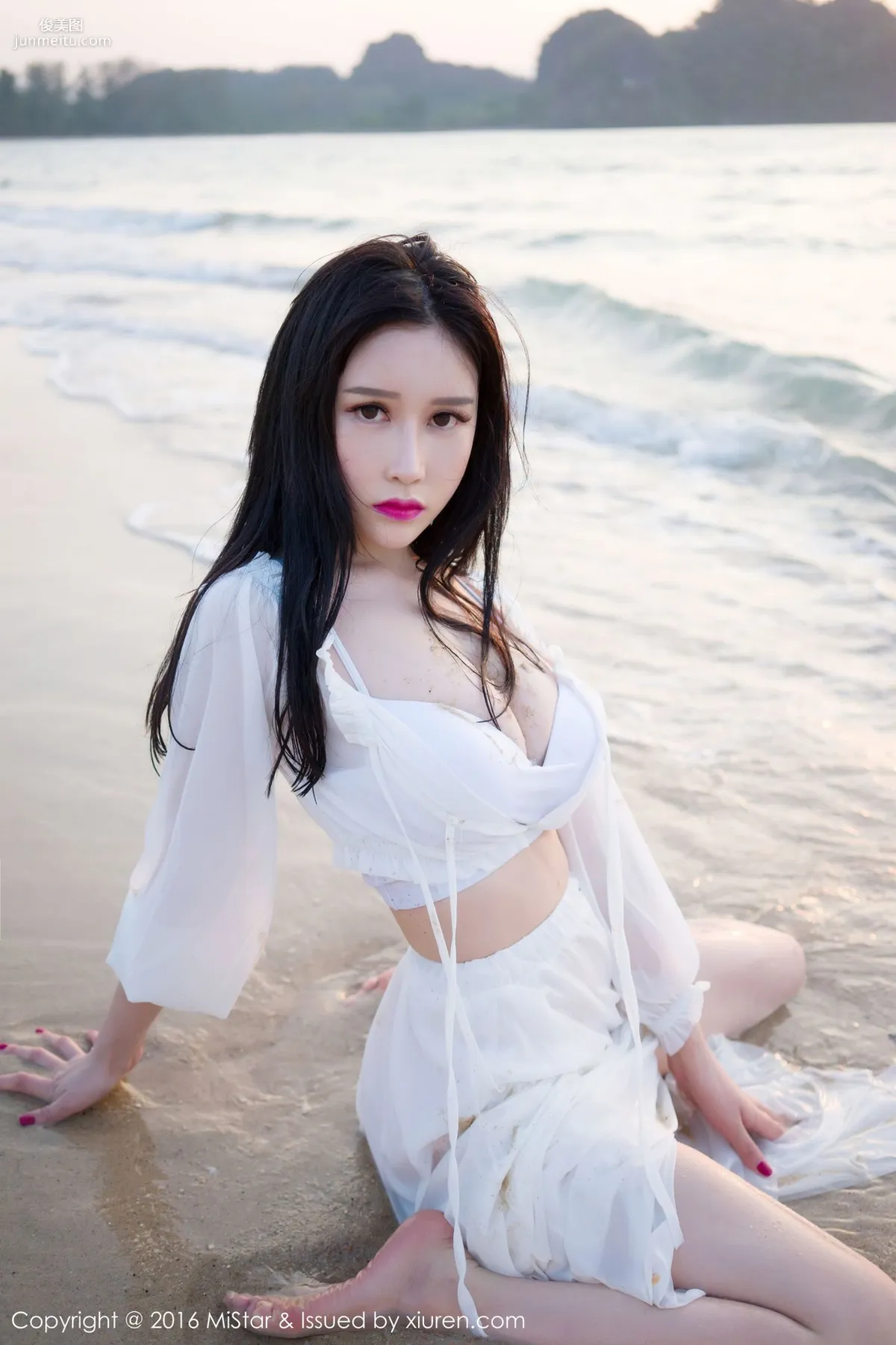 Yu Ji Una, Langkawi Travel Shoot, Beach Long Dress + Swimsuit [MiStar] Vol.106 Photo Set photo 19