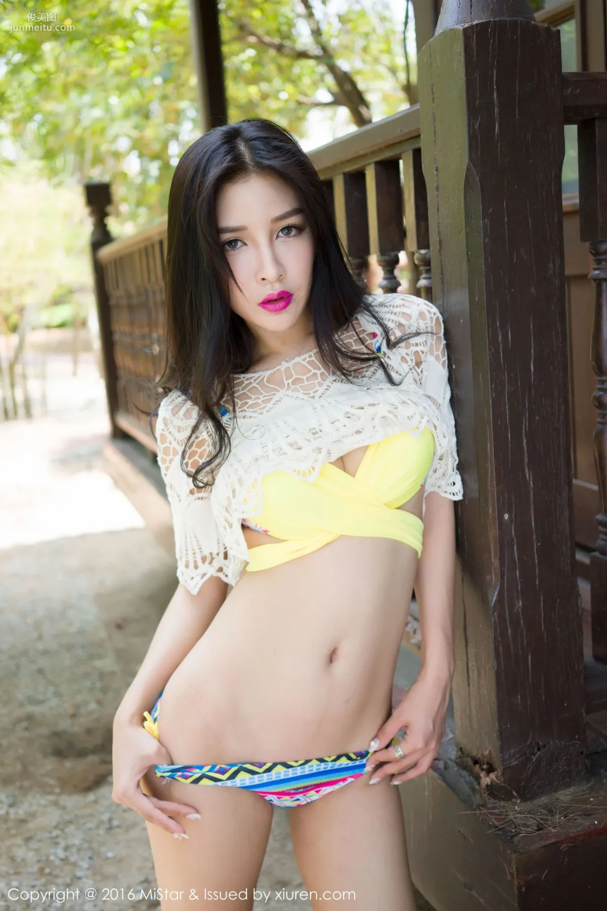 Dai Xiaowei, Curves Bikini + Fresh Little Short Skirt [MiStar] Vol.138 Photo Set photo 6