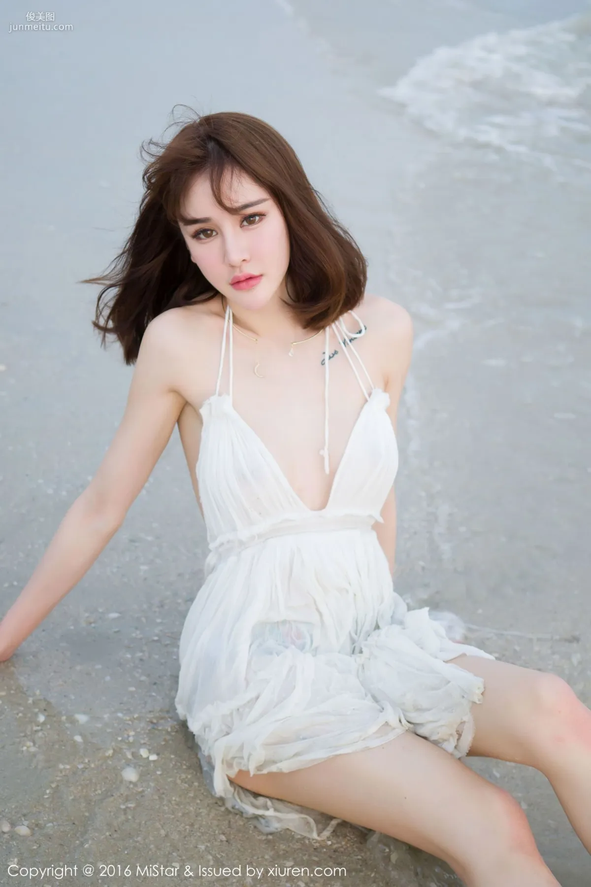 Cheryl青樹《海灘濕身+比基尼》 [魅妍社MiStar] Vol.110 寫真集 33
