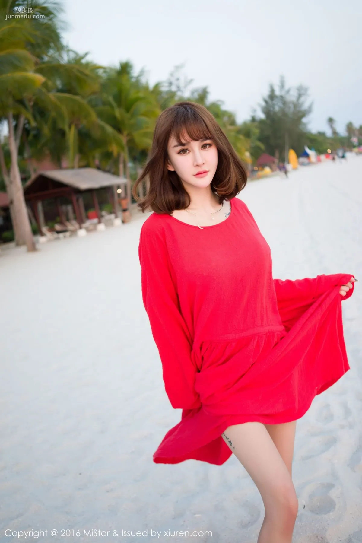 Cheryl Qingshu 'Sexy Bikini, Charming Bathrobe, Fresh Long Dress' [MiStar] Vol.102 Photo Set photo 48