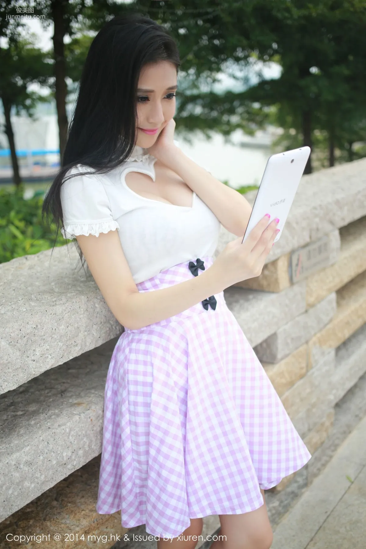 Miss Yu AYU 'Street Snap Super Short Skirt + Cute Lingerie' [MyGirl] Vol.018 Photo Set photo 5