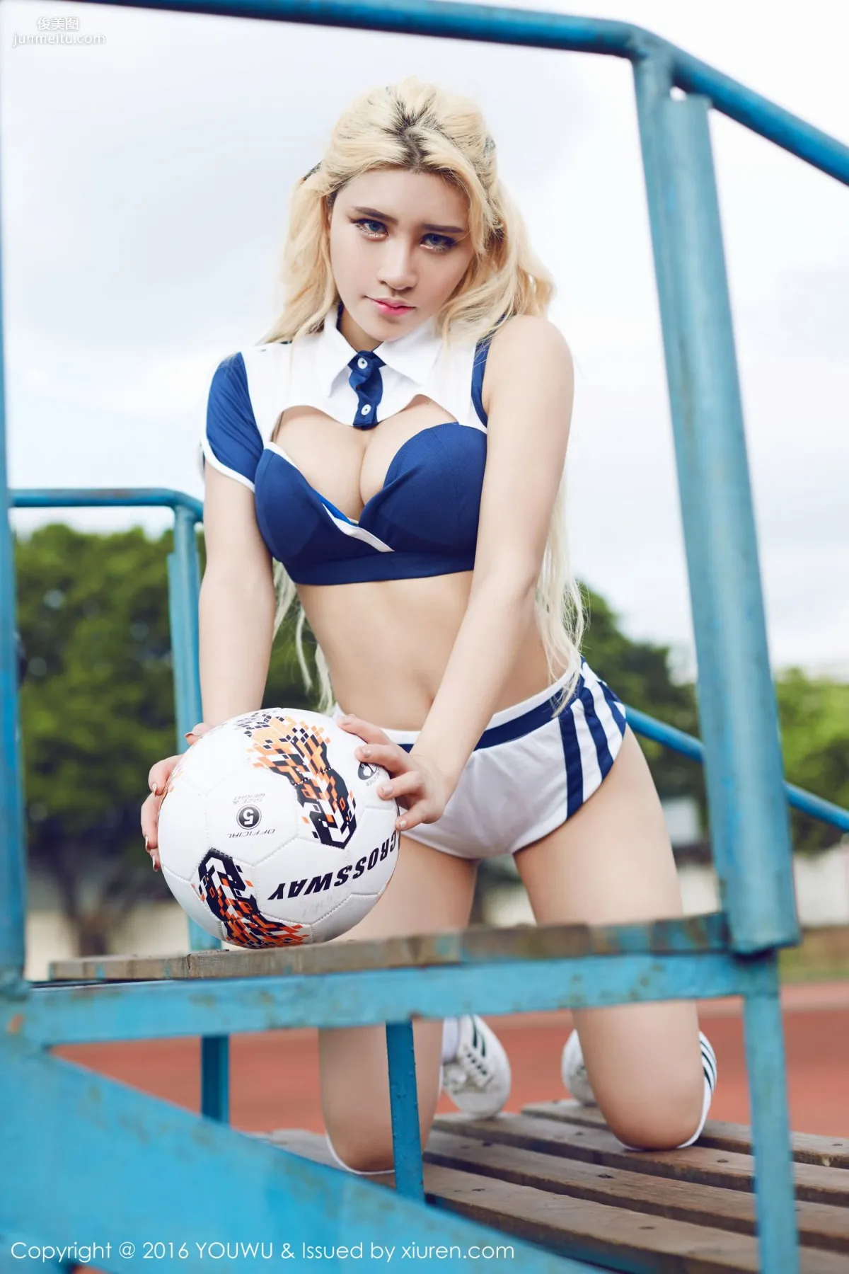 Football Baby @Yaer Barbie European Cup Theme [YouWu] Vol.017 Photo Set photo 5