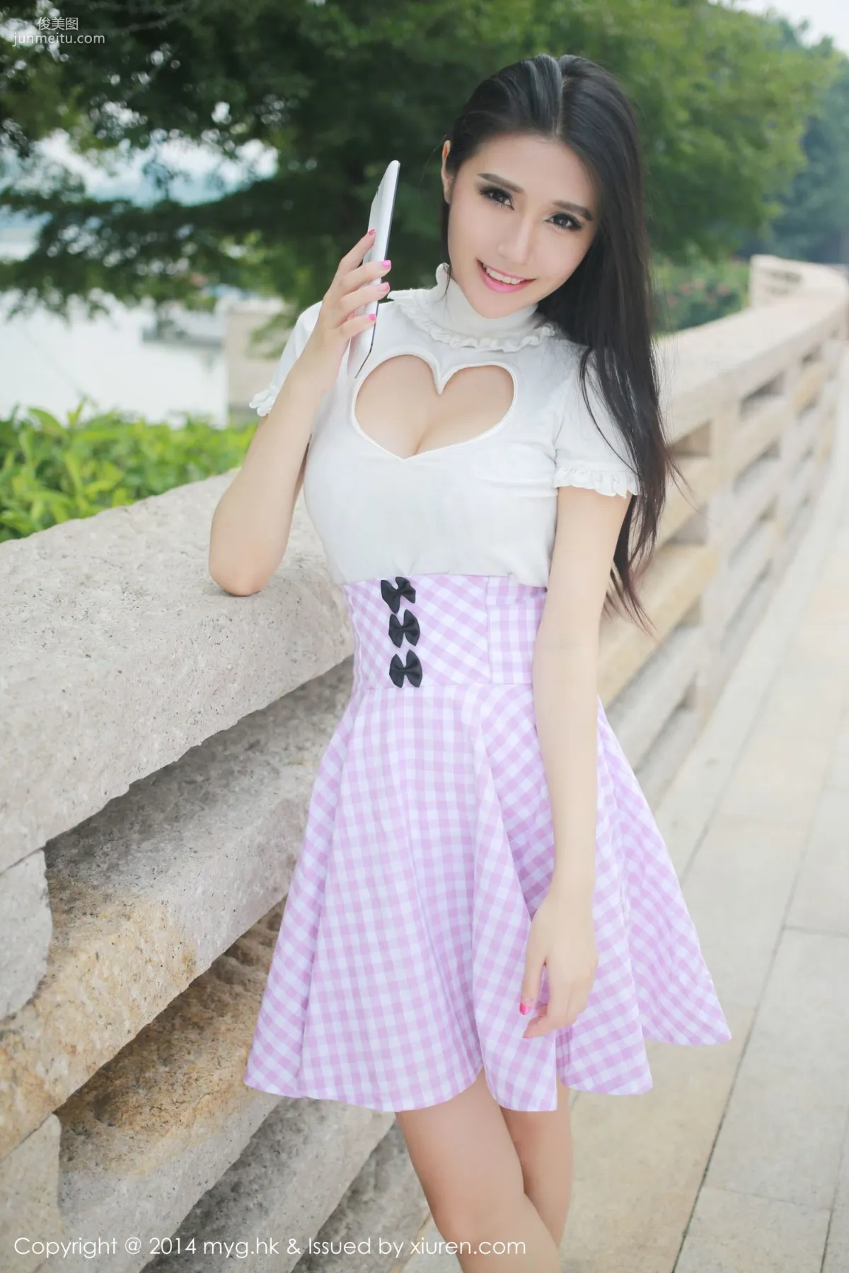 Miss Yu AYU 'Street Snap Super Short Skirt + Cute Lingerie' [MyGirl] Vol.018 Photo Set photo 1