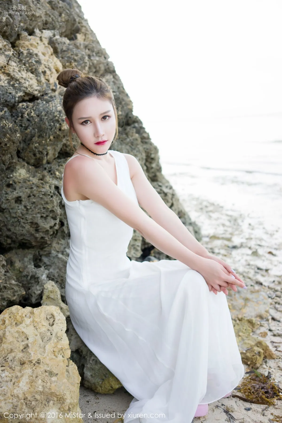 Yu Ji Bohol Travel Shoot Lingerie + Long Skirt + School Swimsuit [MiStar] Vol.066 Photo Set photo 34