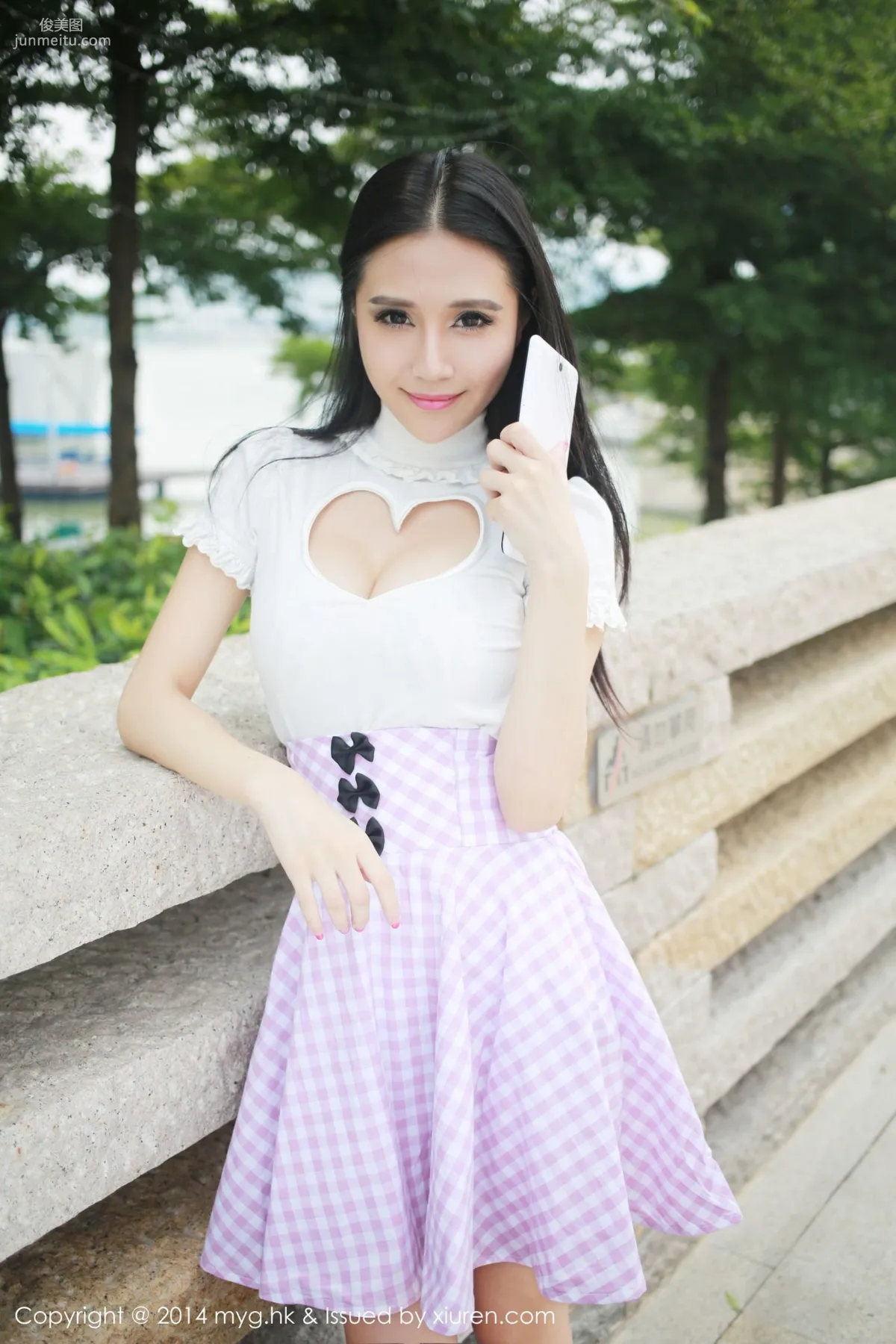 Miss Yu AYU 'Street Snap Super Short Skirt + Cute Lingerie' [MyGirl] Vol.018 Photo Set photo 4