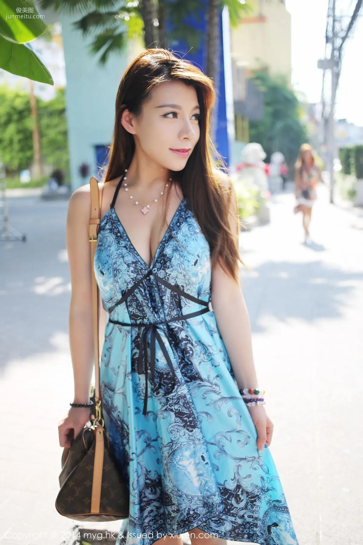 vetiver Jiabao Beier, Thailand Travel Shoot, Long Dress and Pajamas and Lingerie [MyGirl] Vol.087 Photo Set photo 2
