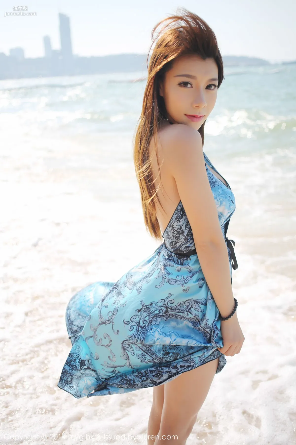 vetiver Jiabao Beier, Thailand Travel Shoot, Long Dress and Pajamas and Lingerie [MyGirl] Vol.087 Photo Set photo 8
