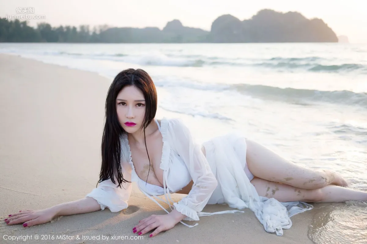 Yu Ji Una, Langkawi Travel Shoot, Beach Long Dress + Swimsuit [MiStar] Vol.106 Photo Set photo 12