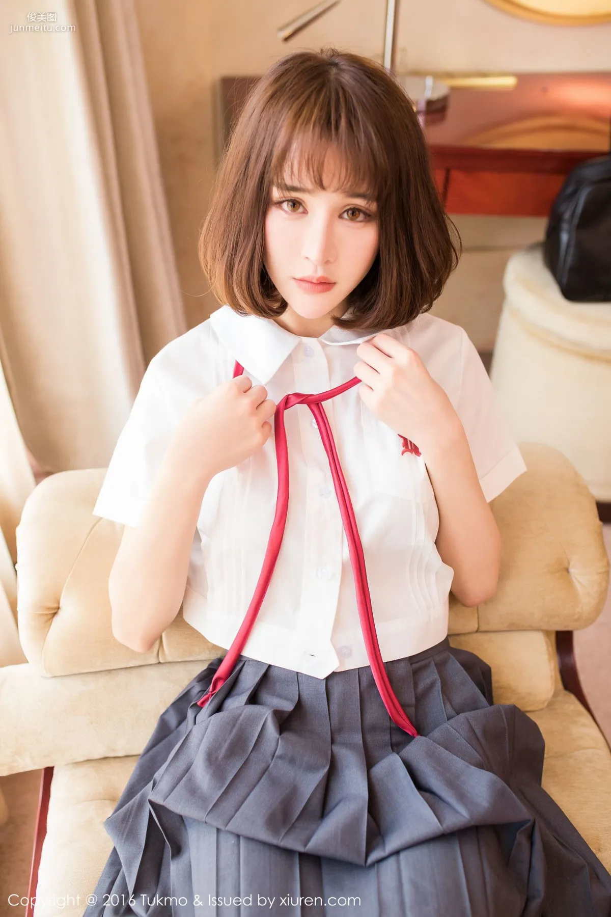 Cheryl Qingshu, Student Uniform Series [Tukmo] Vol.093 Photo Set photo 3