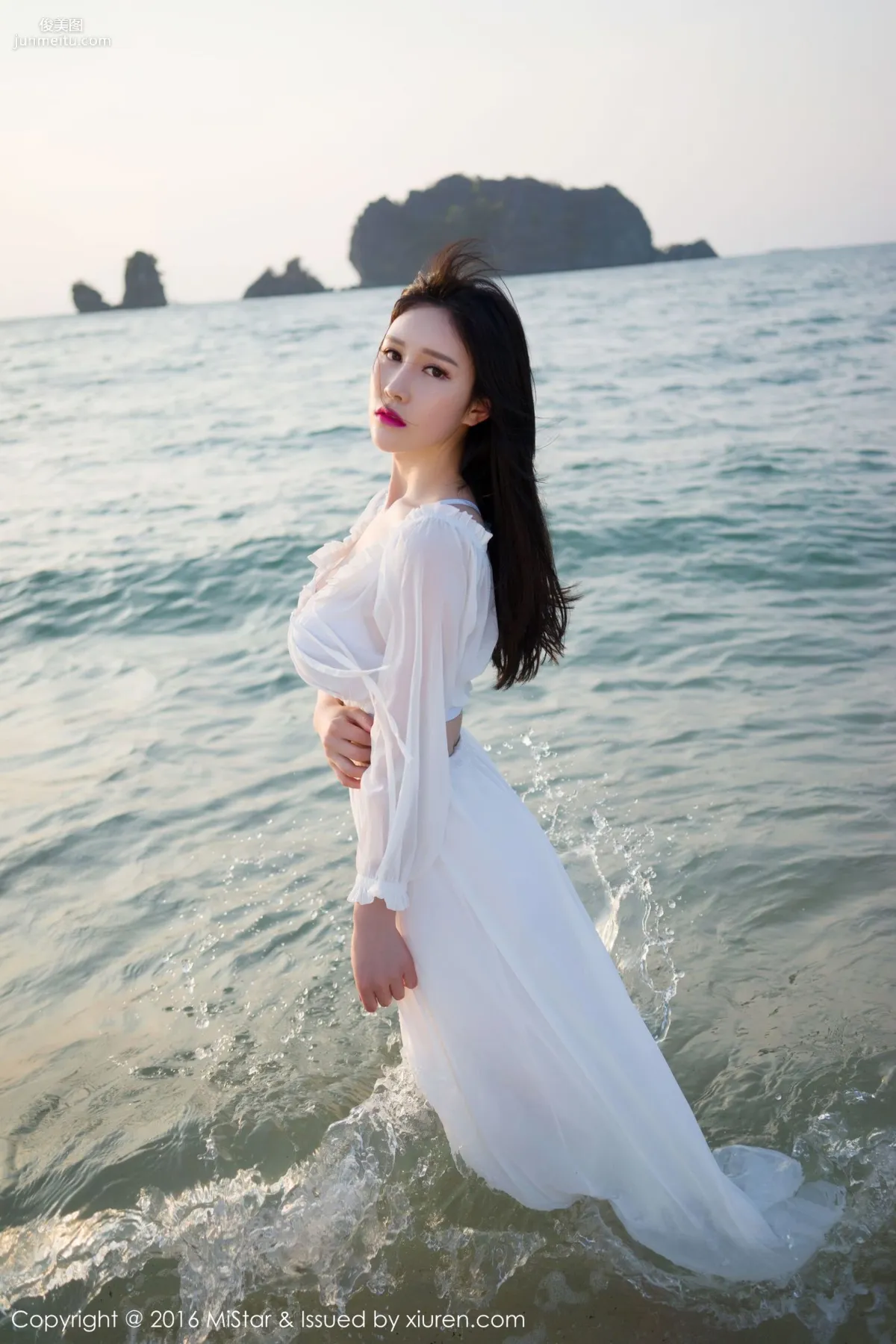 Yu Ji Una, Langkawi Travel Shoot, Beach Long Dress + Swimsuit [MiStar] Vol.106 Photo Set photo 4