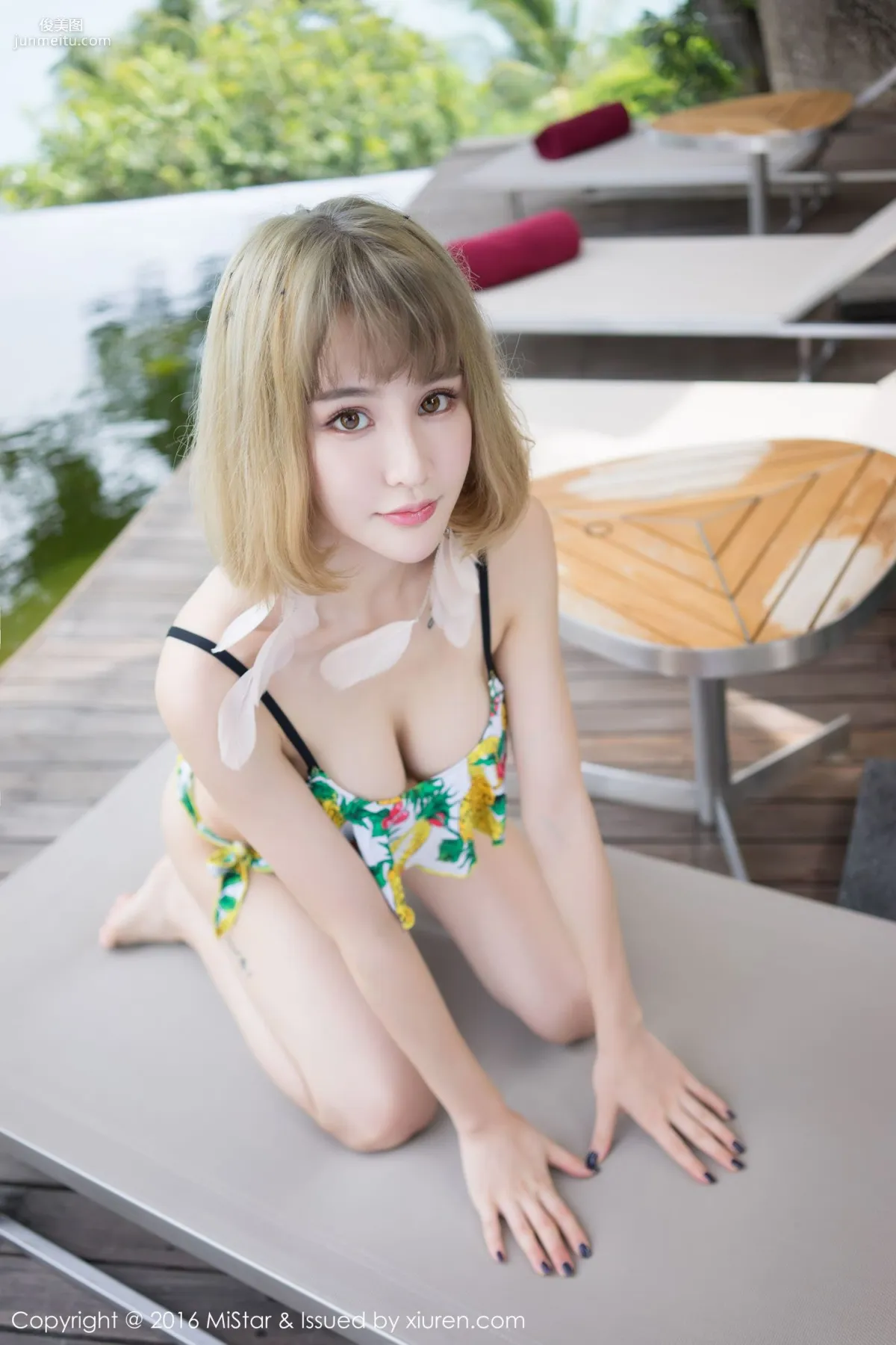 Cheryl Qingshu Koh Samui Travel Shoot Fresh Bikini + Shirt Series [MiStar] Vol.118 Photo Set photo 1