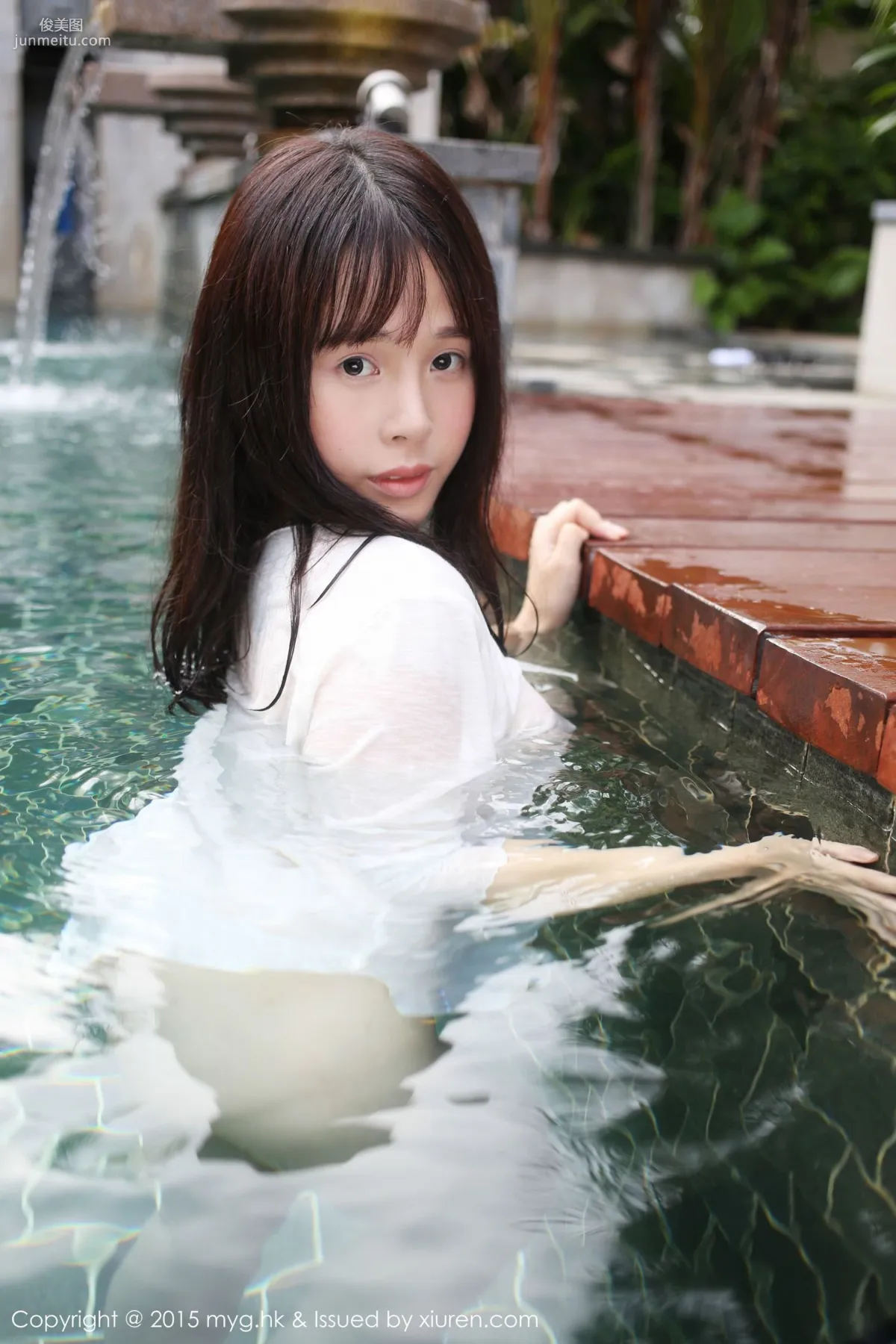 Ai Li Evelyn, Wet in the Pool [MyGirl] Vol.180 Photo Set photo 20
