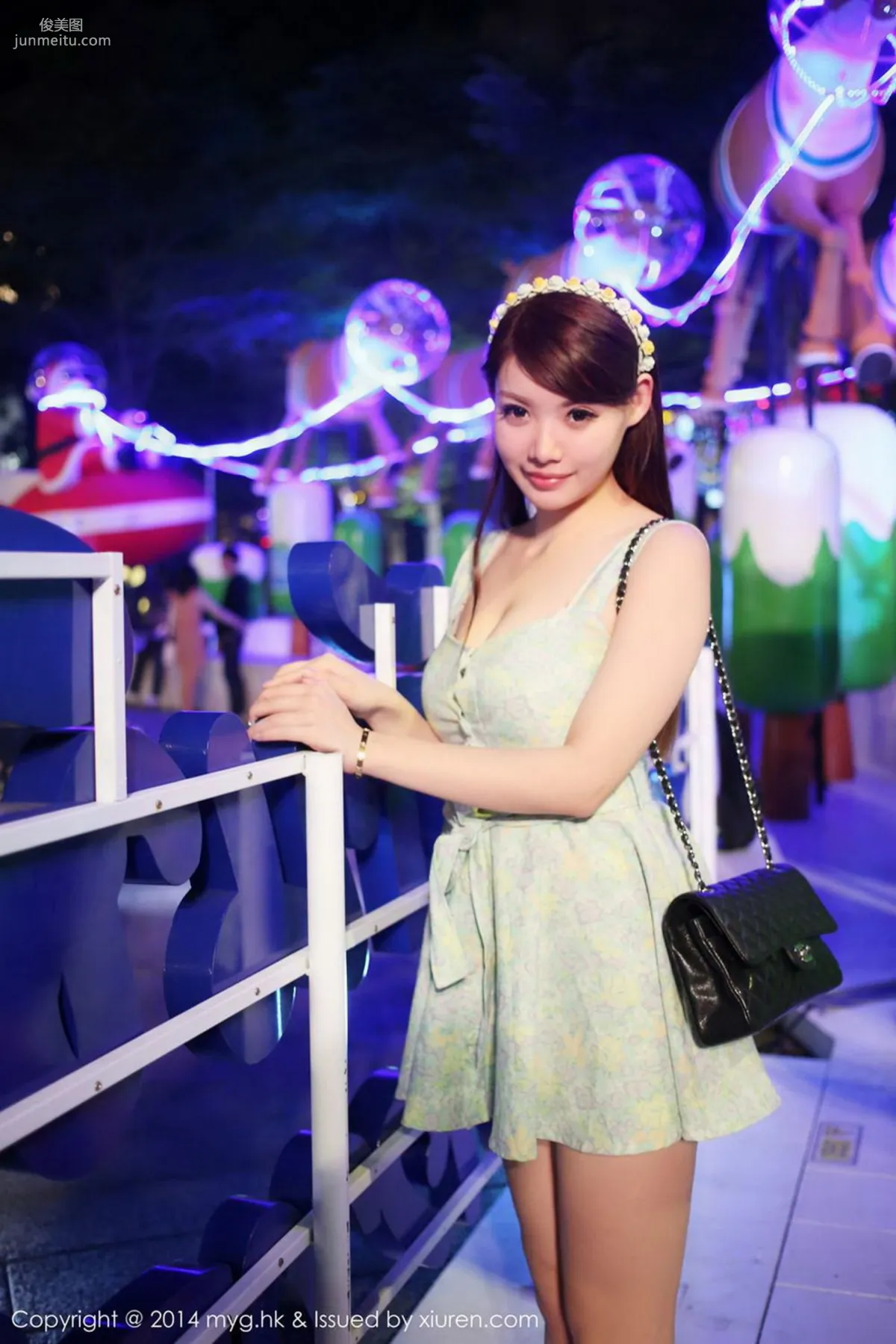 MARA Jiang 'Thailand Travel Shoot' Sexy Lingerie + Short Skirt Street Snap [MyGirl] Vol.085 Photo Set photo 46