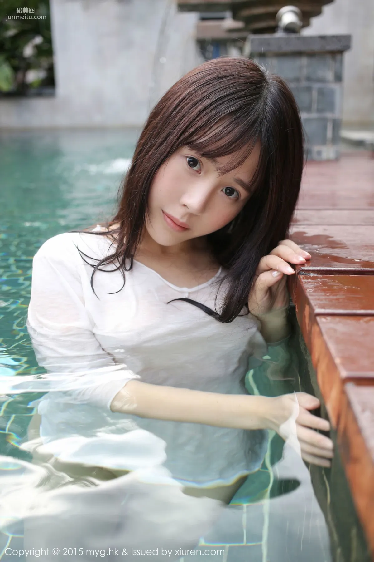 Ai Li Evelyn, Wet in the Pool [MyGirl] Vol.180 Photo Set photo 21