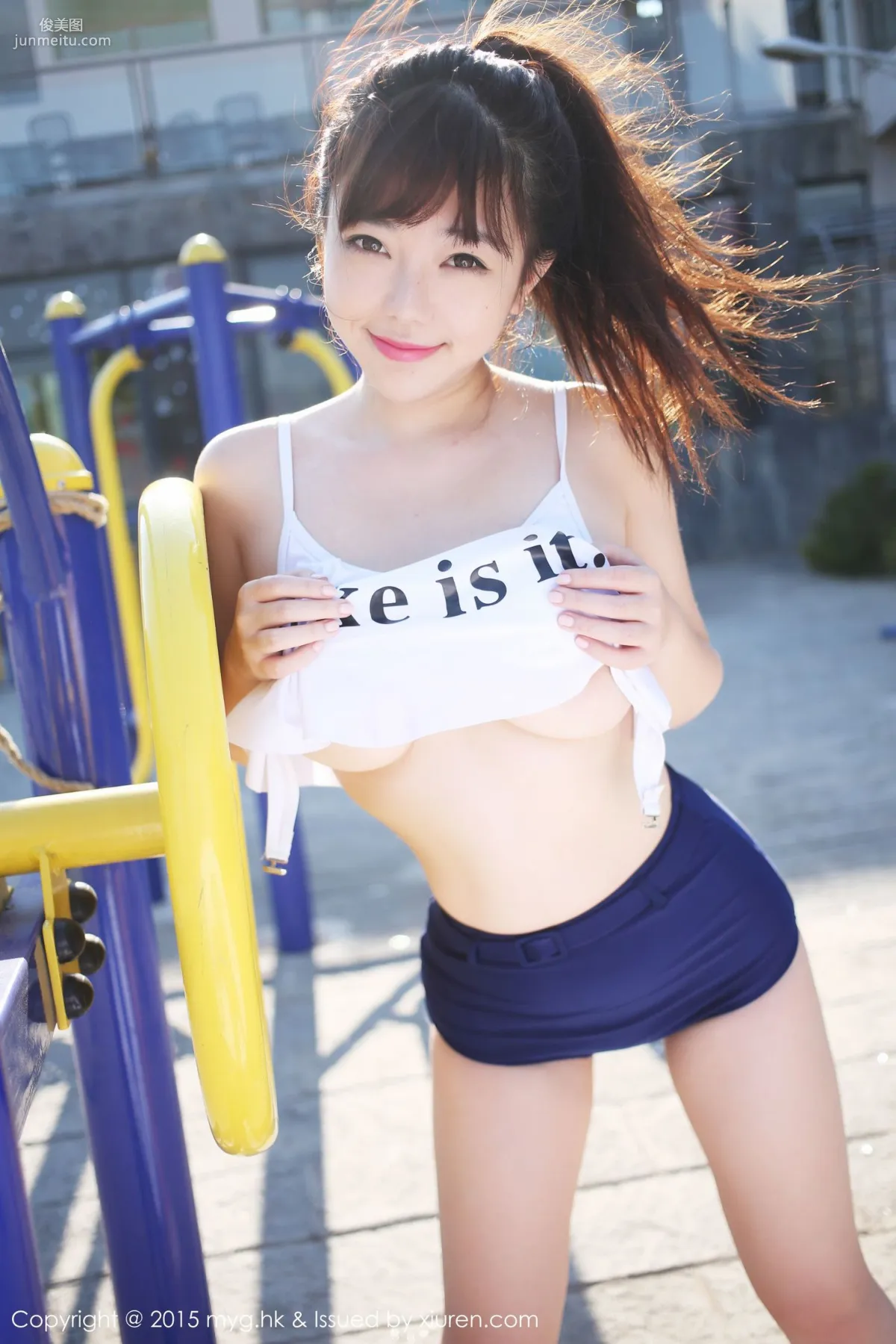 Liu Feier Faye 'Dali Travel Shoot' Big Bust Sunny Girl Chapter [MyGirl] Vol.115 Photo Set photo 19