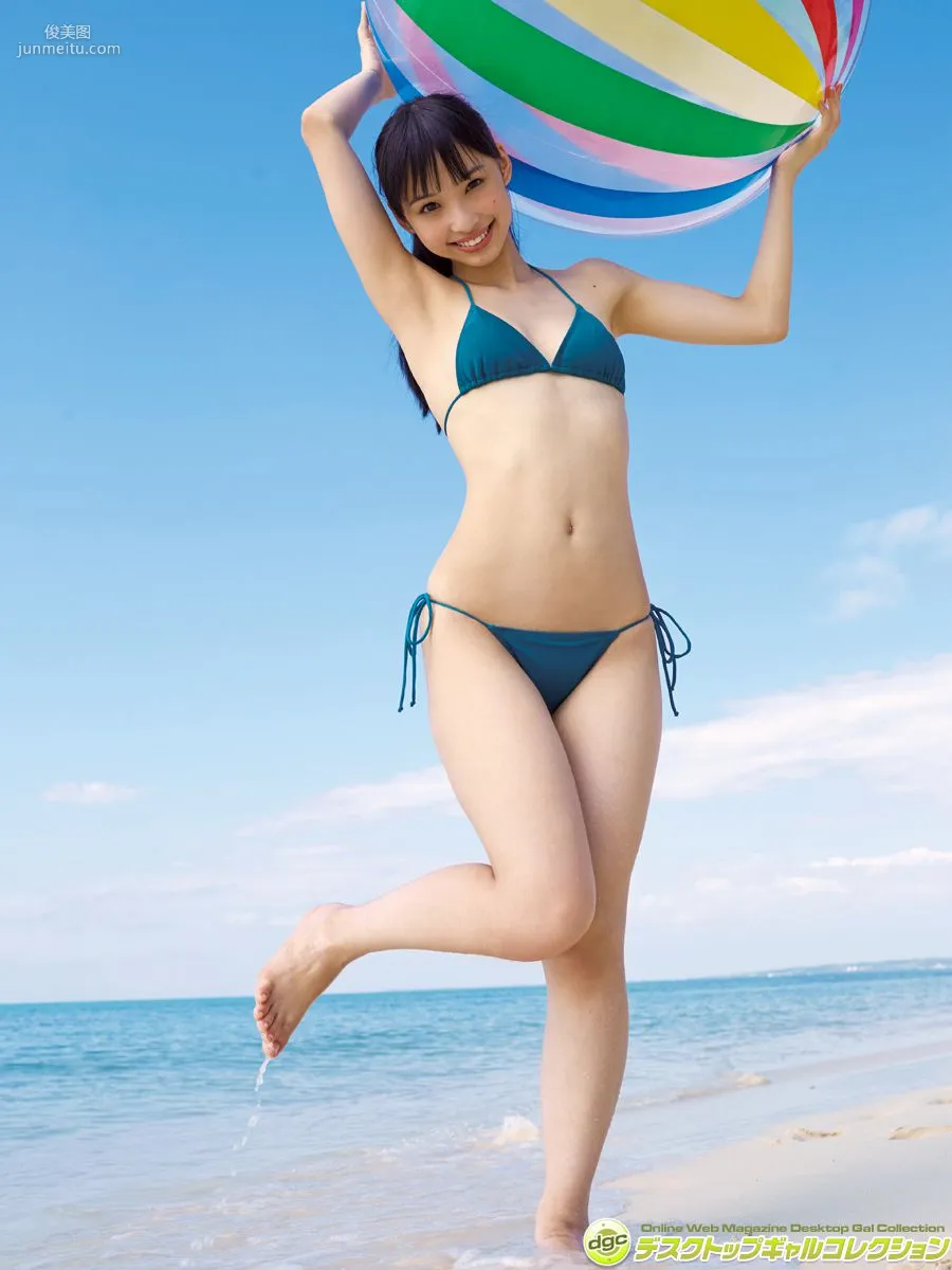 Seina Tsurumaki "Very Popular for Her Refreshing Smile and Slender Body!!" [DGC] Photo Set photo 75