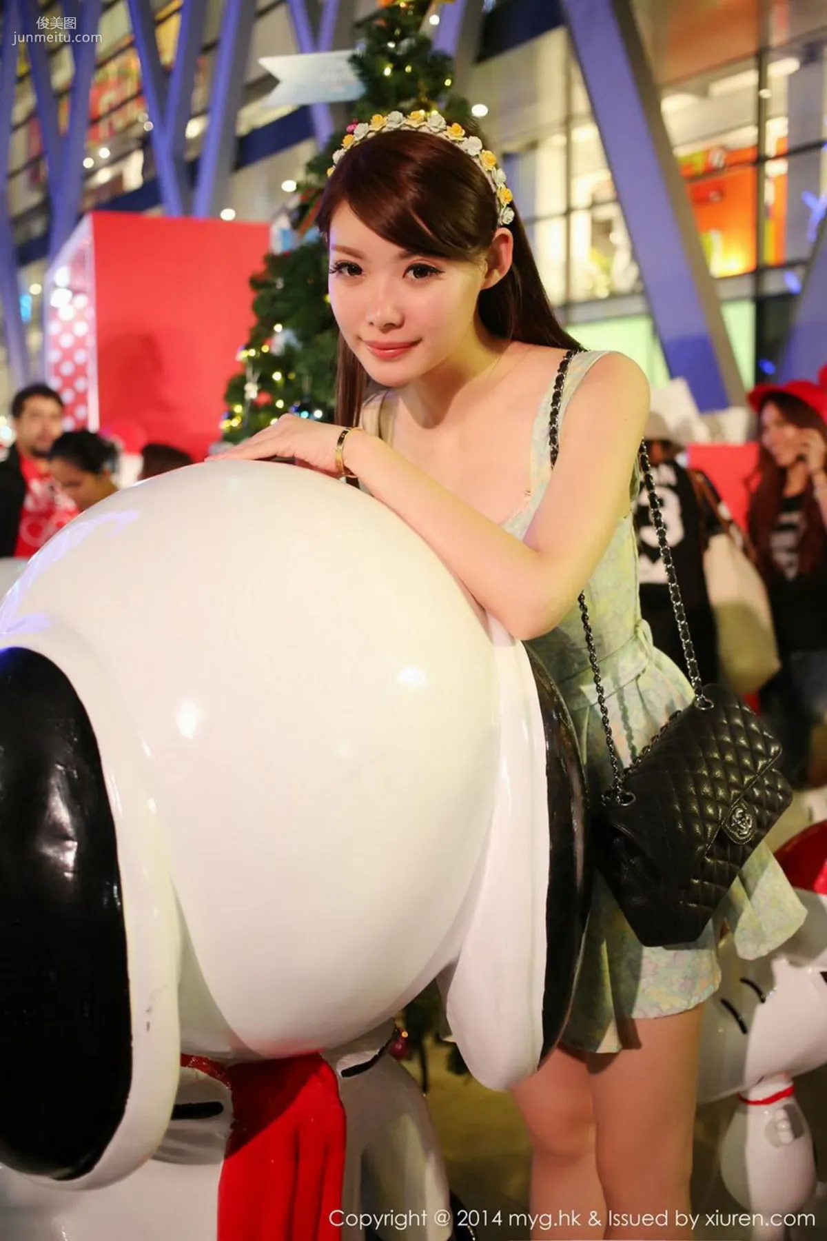MARA Jiang 'Thailand Travel Shoot' Sexy Lingerie + Short Skirt Street Snap [MyGirl] Vol.085 Photo Set photo 33