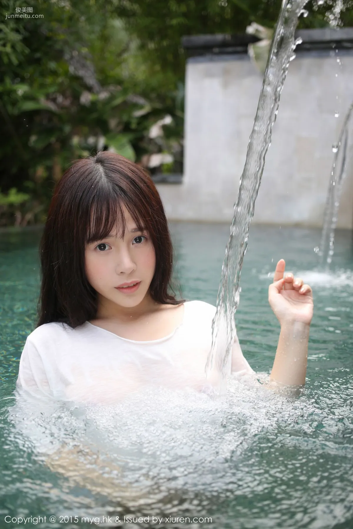 Ai Li Evelyn, Wet in the Pool [MyGirl] Vol.180 Photo Set photo 33