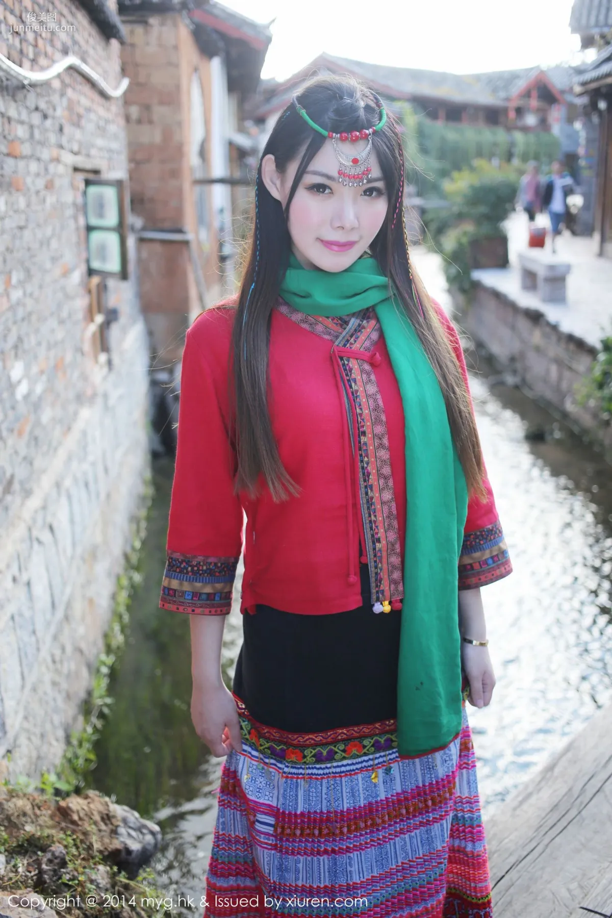 MARA Jiang, Ethnic Style + Policewoman COS + Private Shoot [MyGirl] Vol.071 Photo Set photo 5