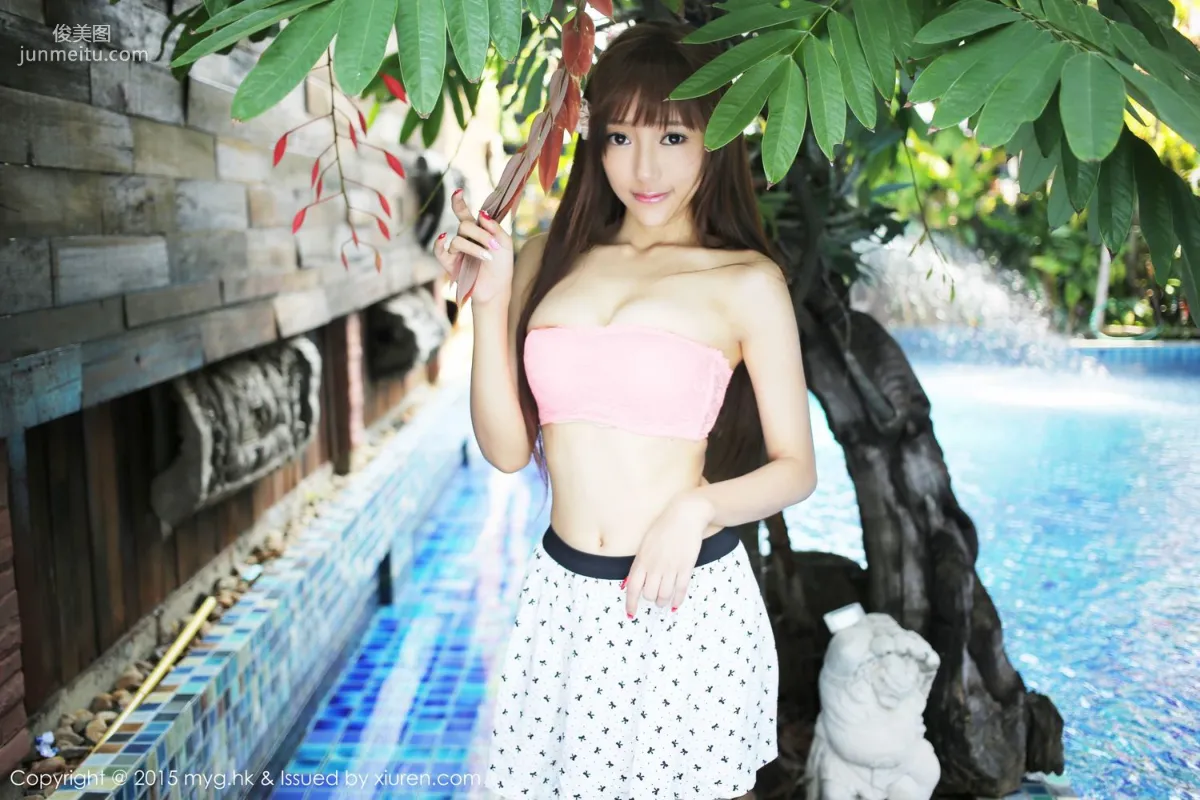 Yanni Wang, Chiang Mai Thailand Travel Shoot, Fresh Ultra Short Skirt Series [MyGirl] Vol.098 Photo Set photo 34