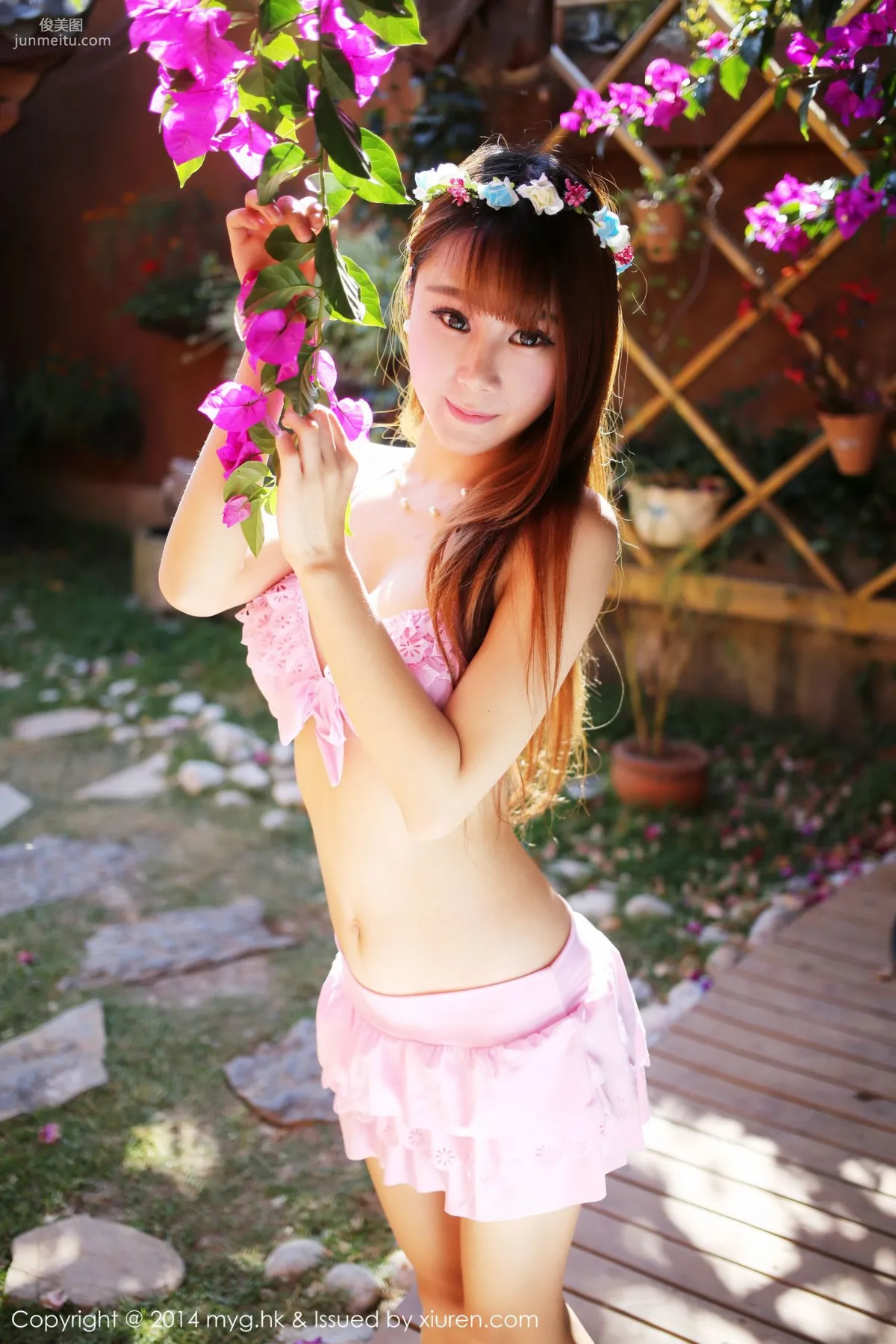 Zi Chuner Annie 'Sexy Lingerie + Fresh Little Qipao' [MyGirl] Vol.073 Photo Set photo 28