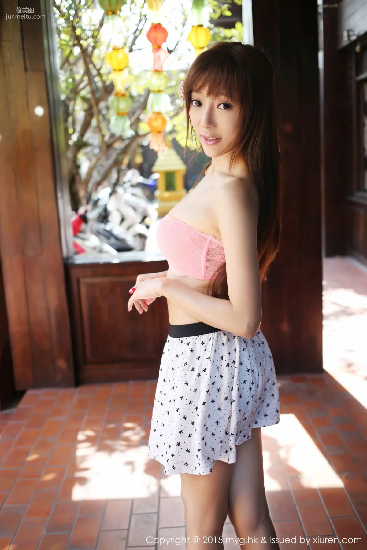 Yanni Wang, Chiang Mai Thailand Travel Shoot, Fresh Ultra Short Skirt Series [MyGirl] Vol.098 Photo Set photo 56