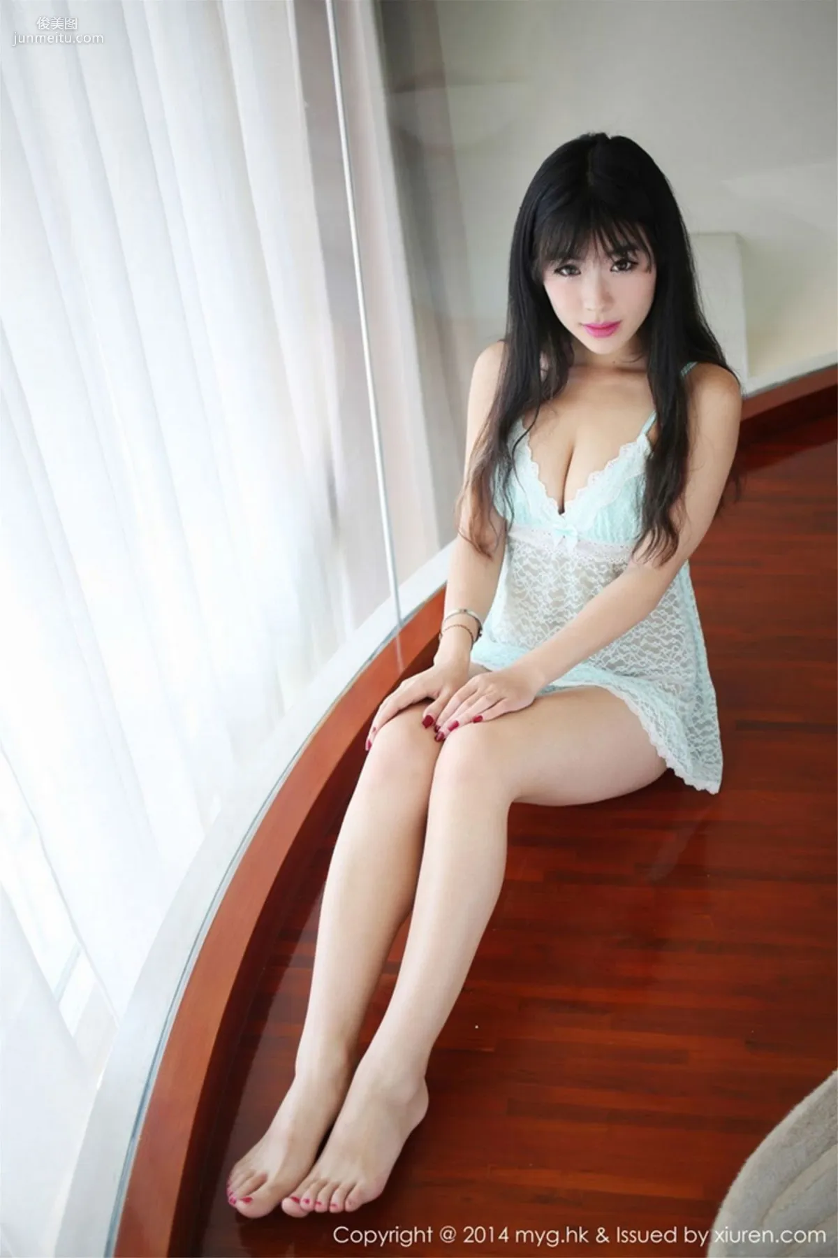 Liu Xueni Verna 'Thailand Travel Shoot' Lace Pajamas + Bikini + Street Snap [MyGirl] Vol.088 Photo Set photo 3