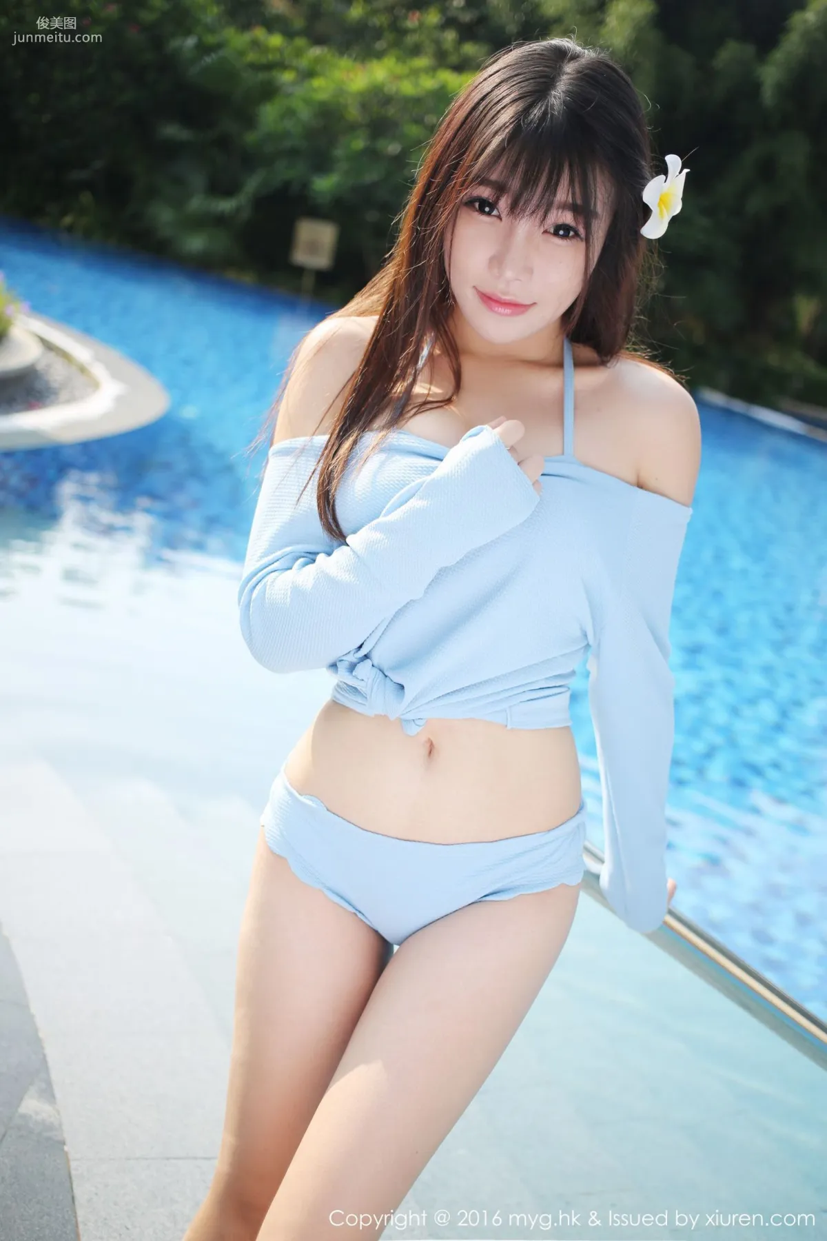 Zhizhi Booty, Sanya Travel Shoot, Fresh Girl's Temptation, [MyGirl] Vol.224 Photo Set photo 2
