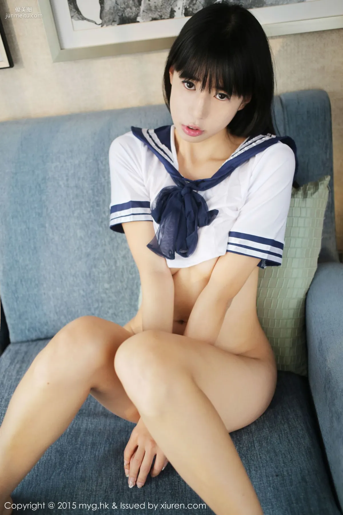 Ellie Ai Lili, Sailor Uniform Private Shoot Temptation [MyGirl] Vol.184 Photo Set photo 3