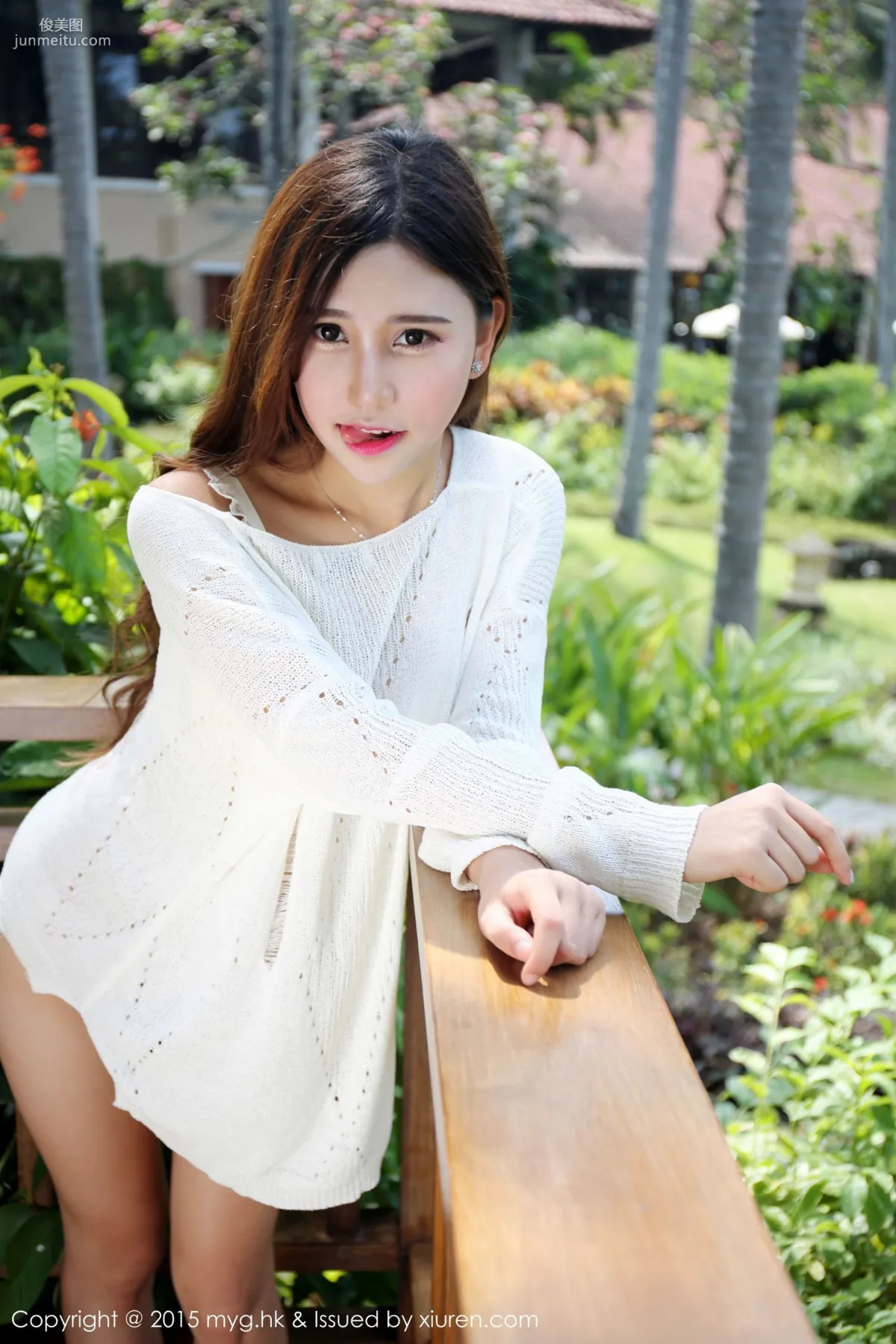 Milk Chuchu, Lombok Travel Shoot, Outdoor Shoot 4 Sets of Lingerie [MyGirl] Vol.160 Photo Set photo 9